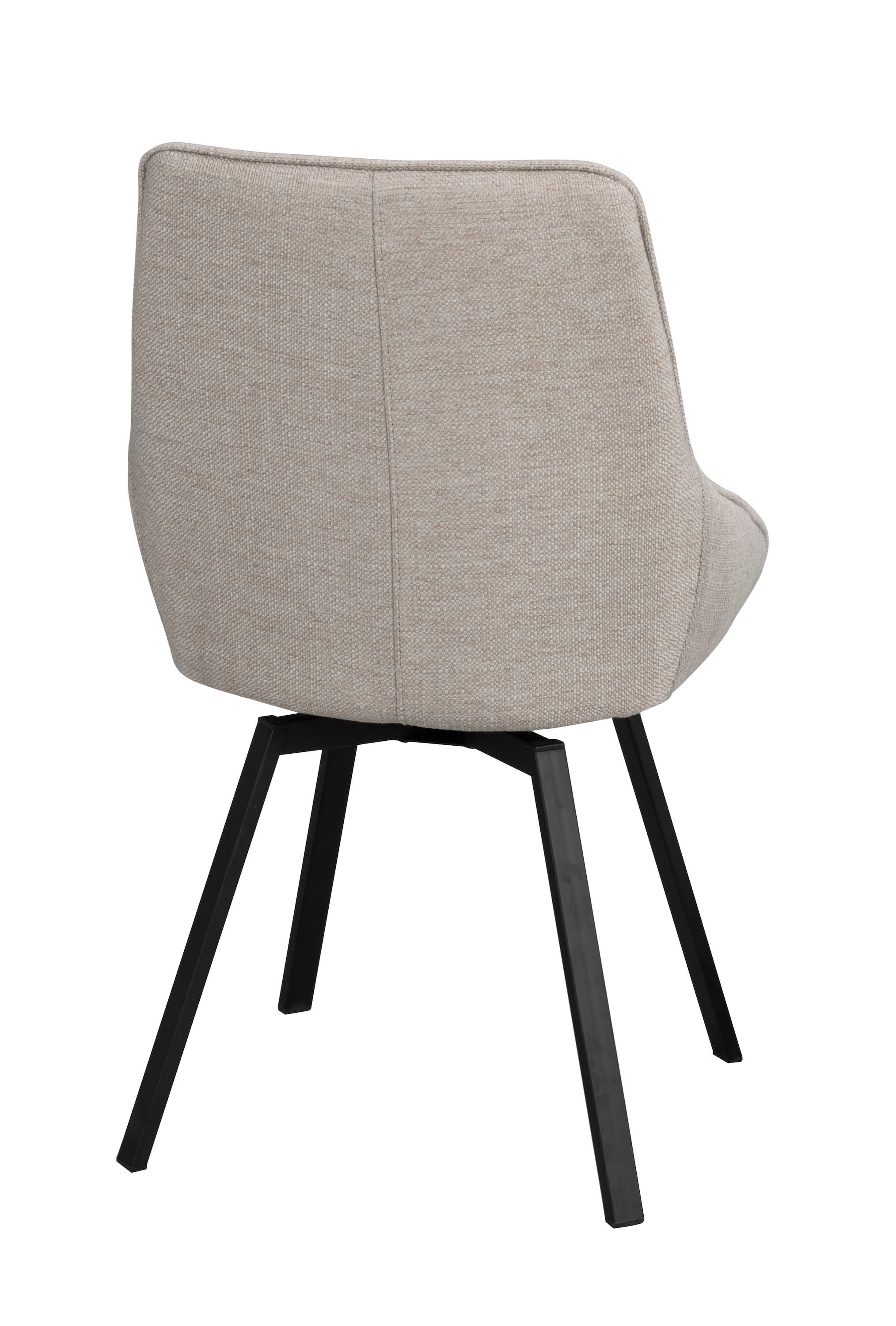 Alison Esszimmerstuhl Beige/Schwarz