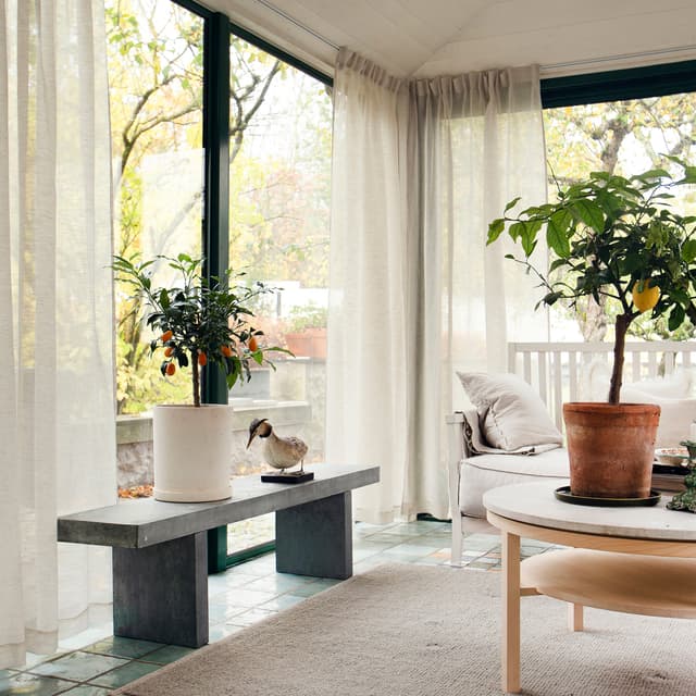 Skylight Gardinenschal Leinen Oatmeal 140x250