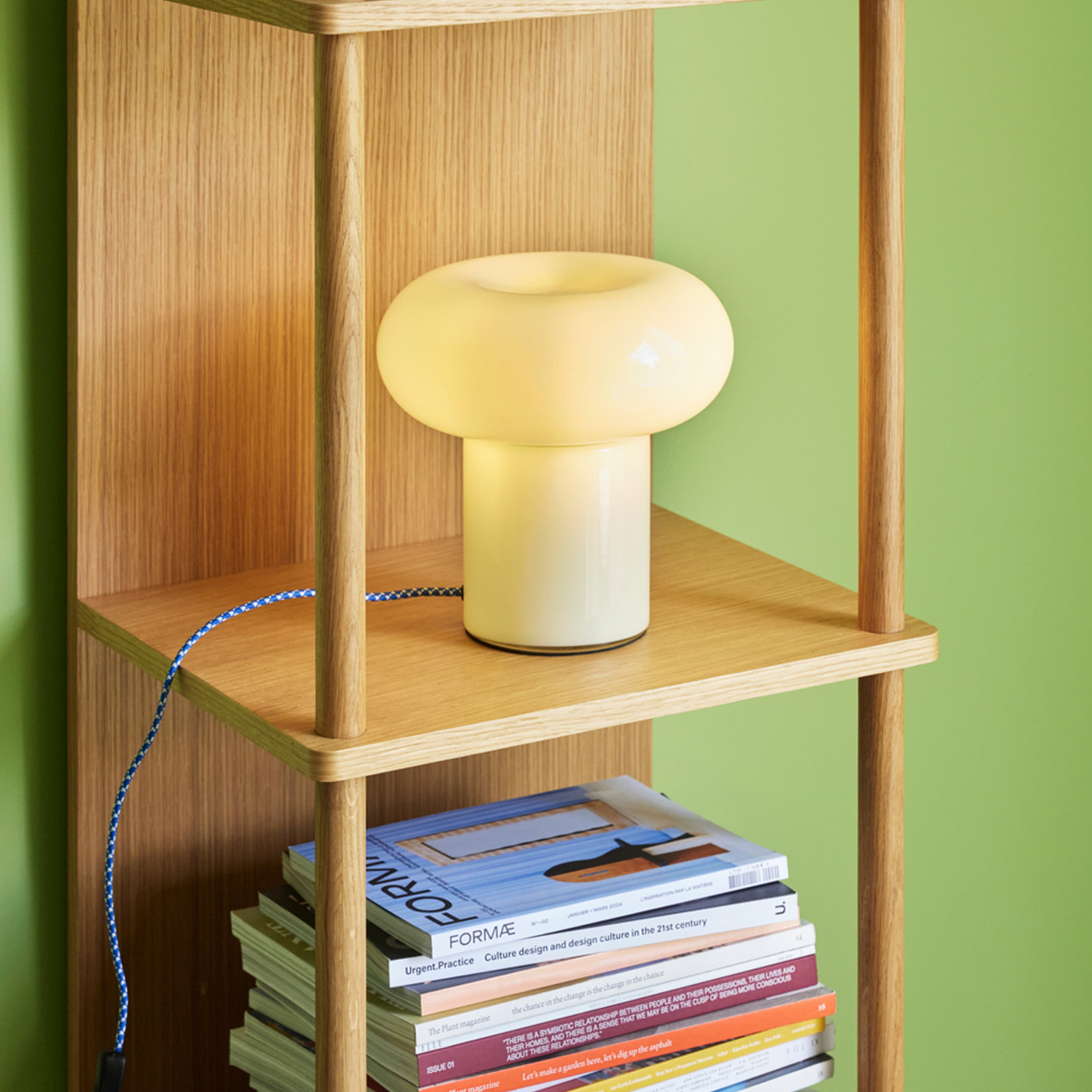 Hues Tischlampe Light green Ø23