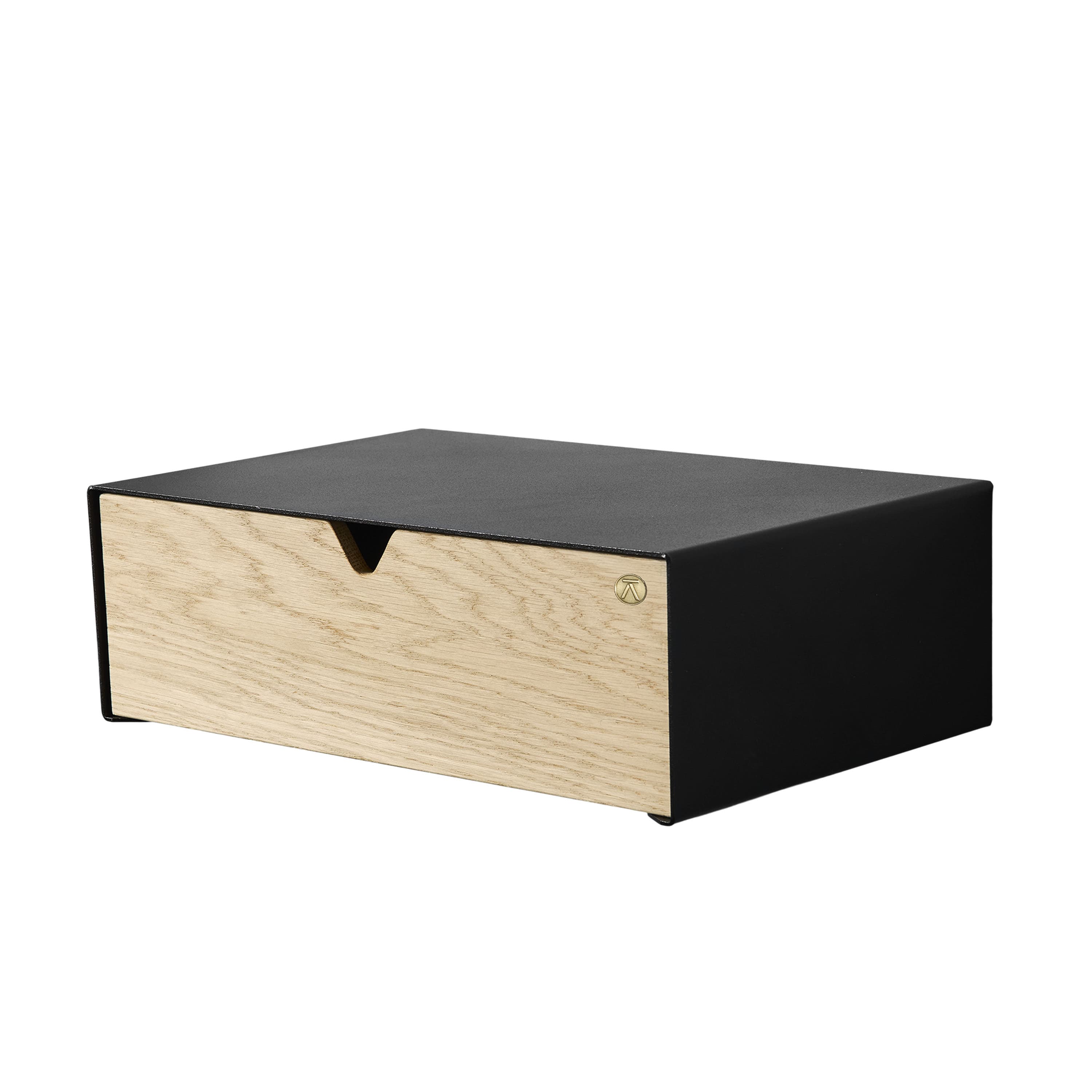 Keep Nachttisch Schwarz 38x12