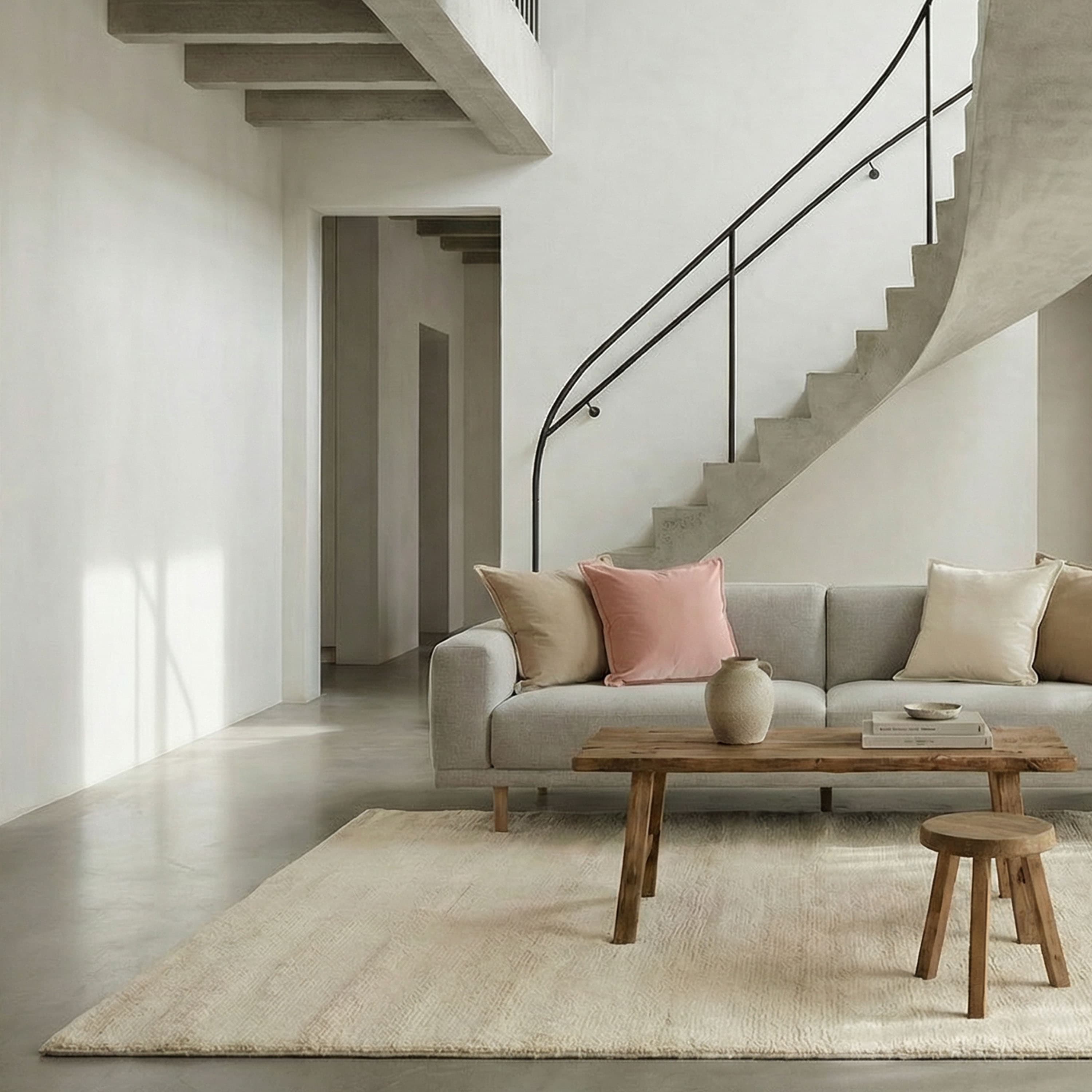 Dune Wool Rug Ivory 250x350