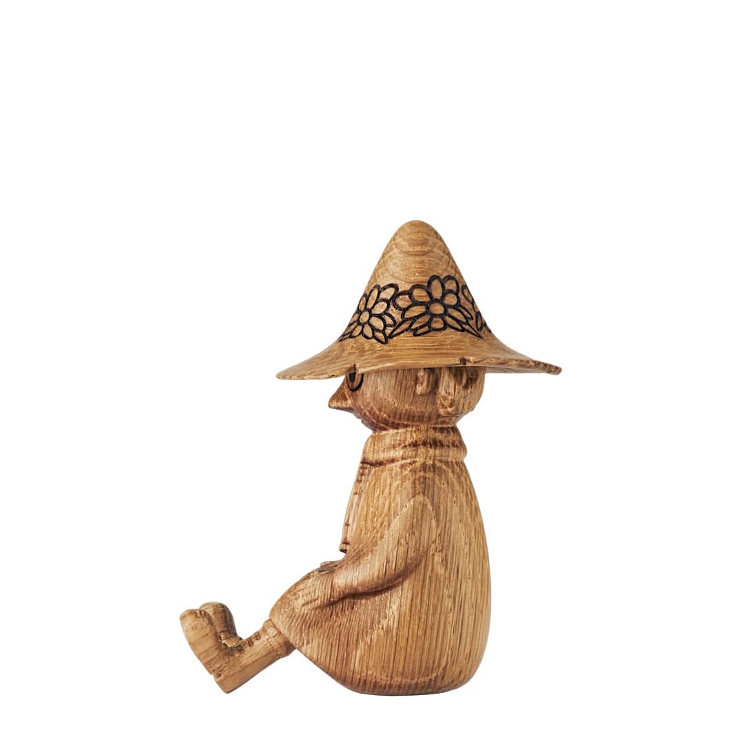 Mumintroll Holzdekoration Schnupferich Eiche 9cm