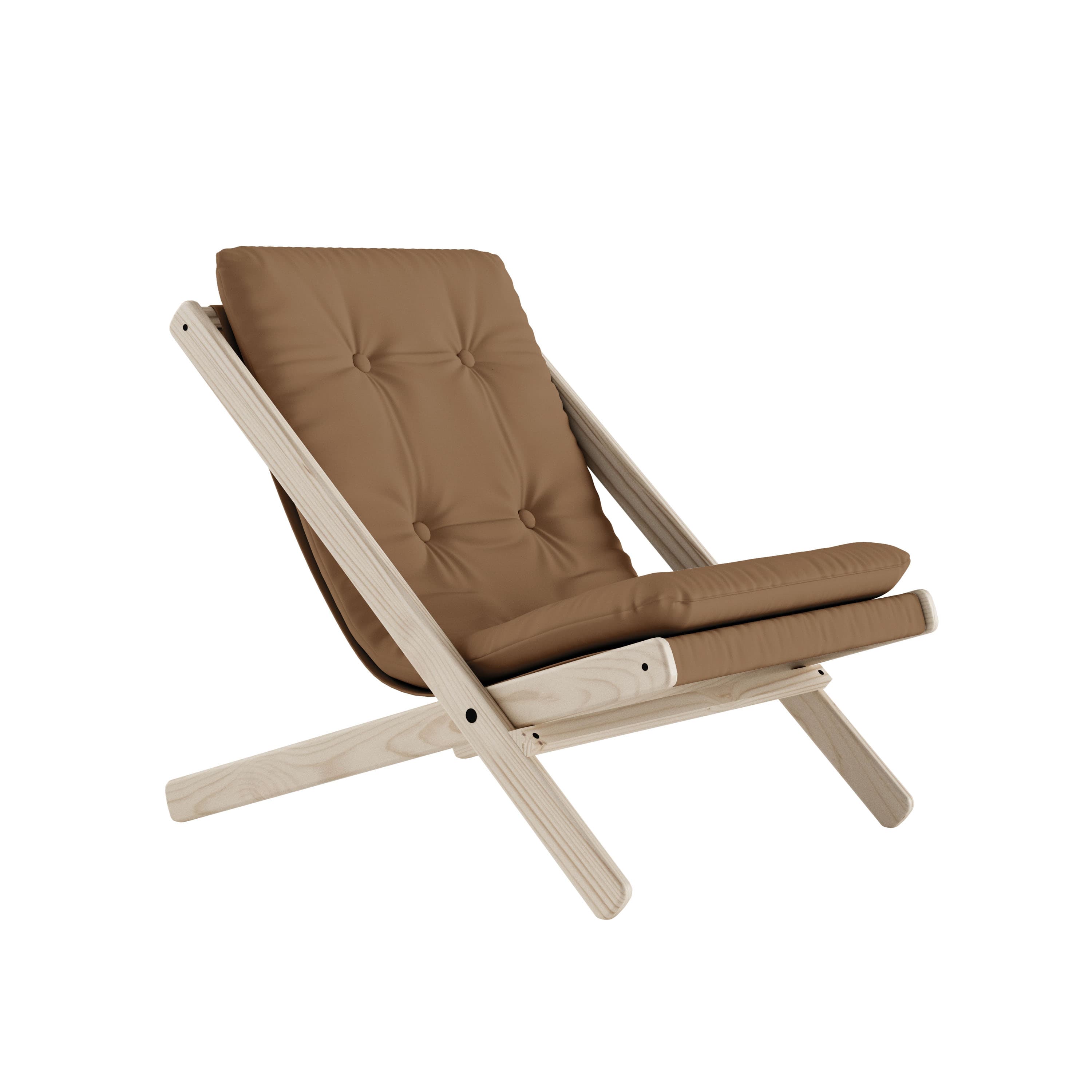 Boogie Loungesessel Natur/Mokka