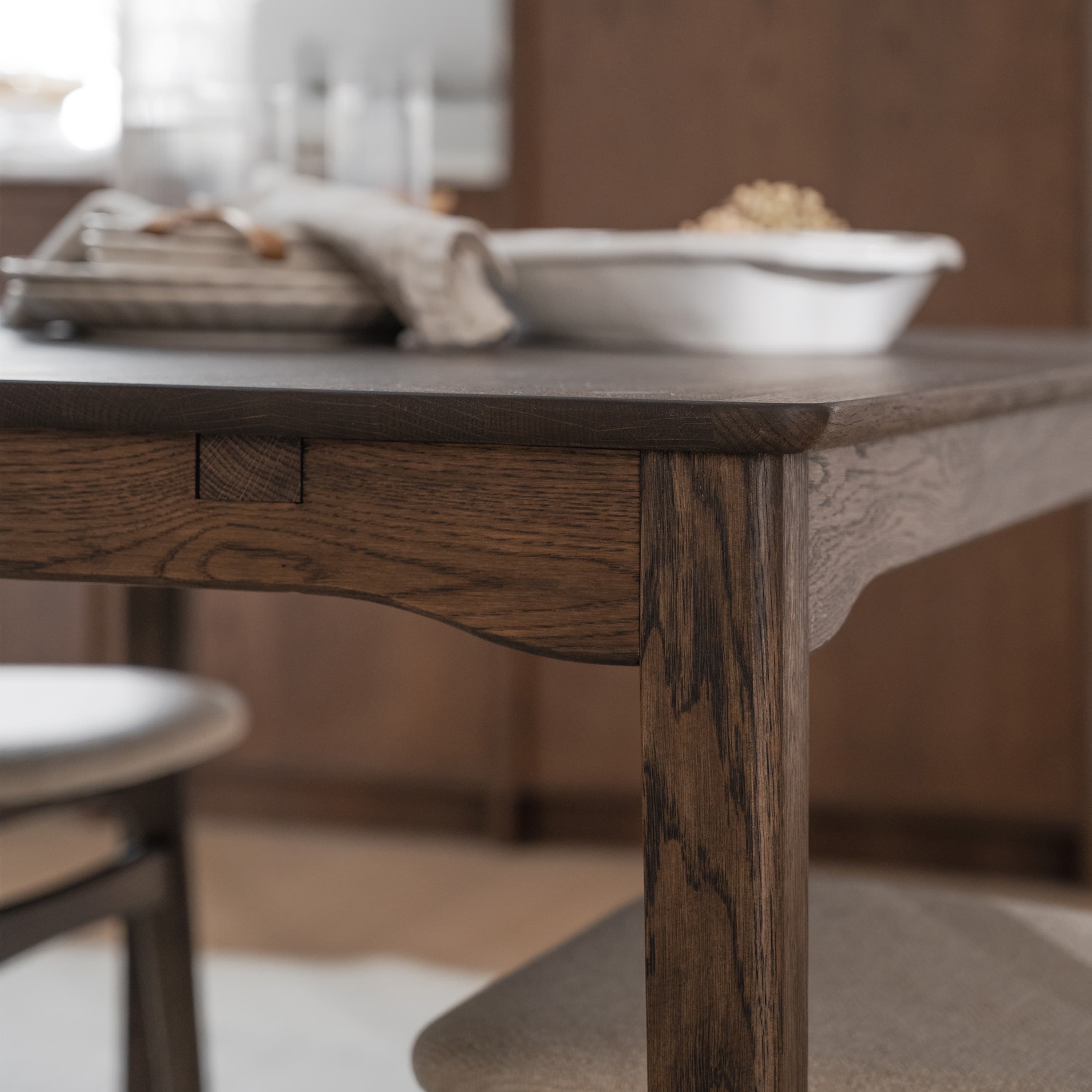 Markham Dining Table Brown 180cm