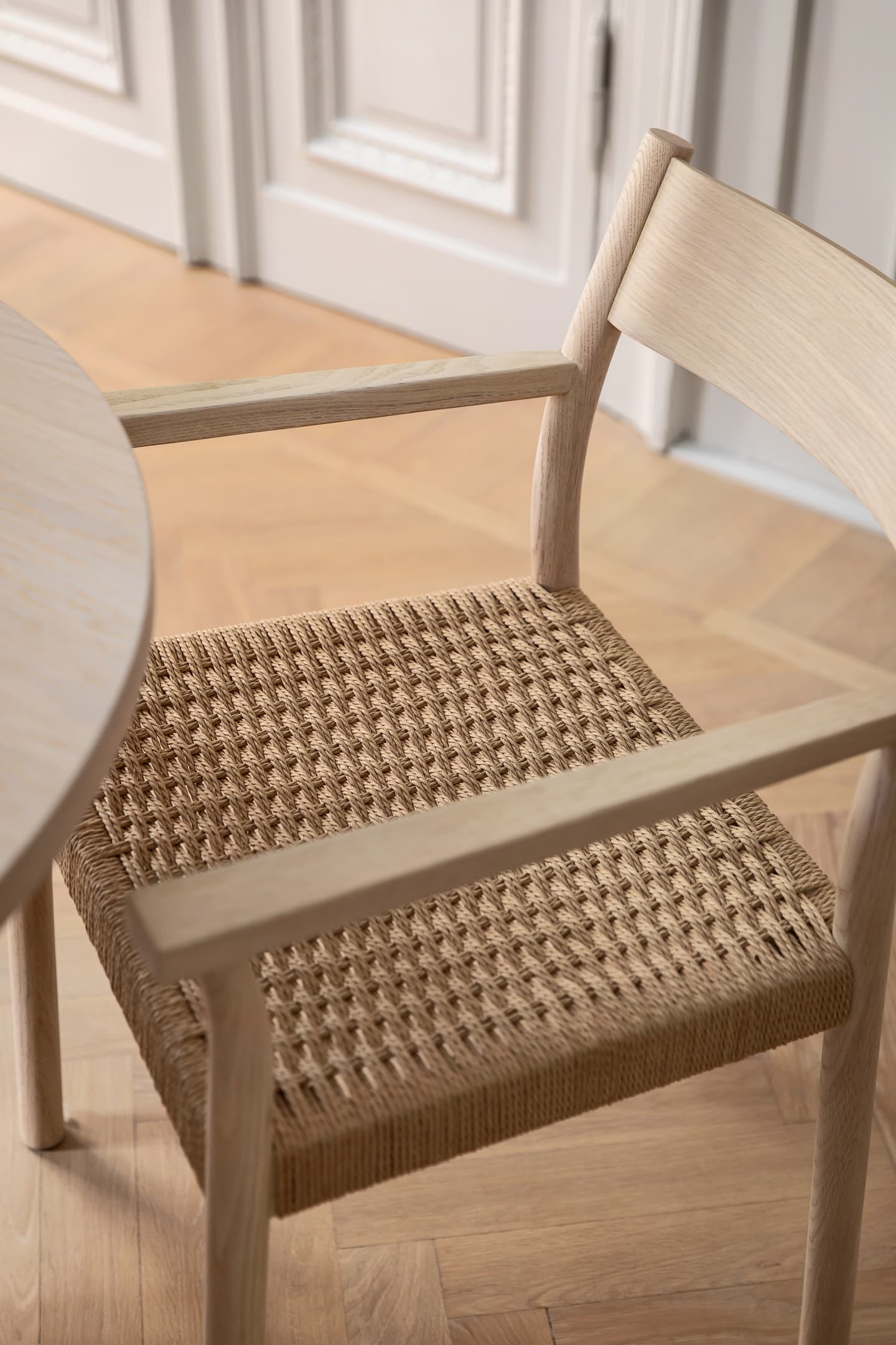 Colin Dining Armchair White Oiled Oak