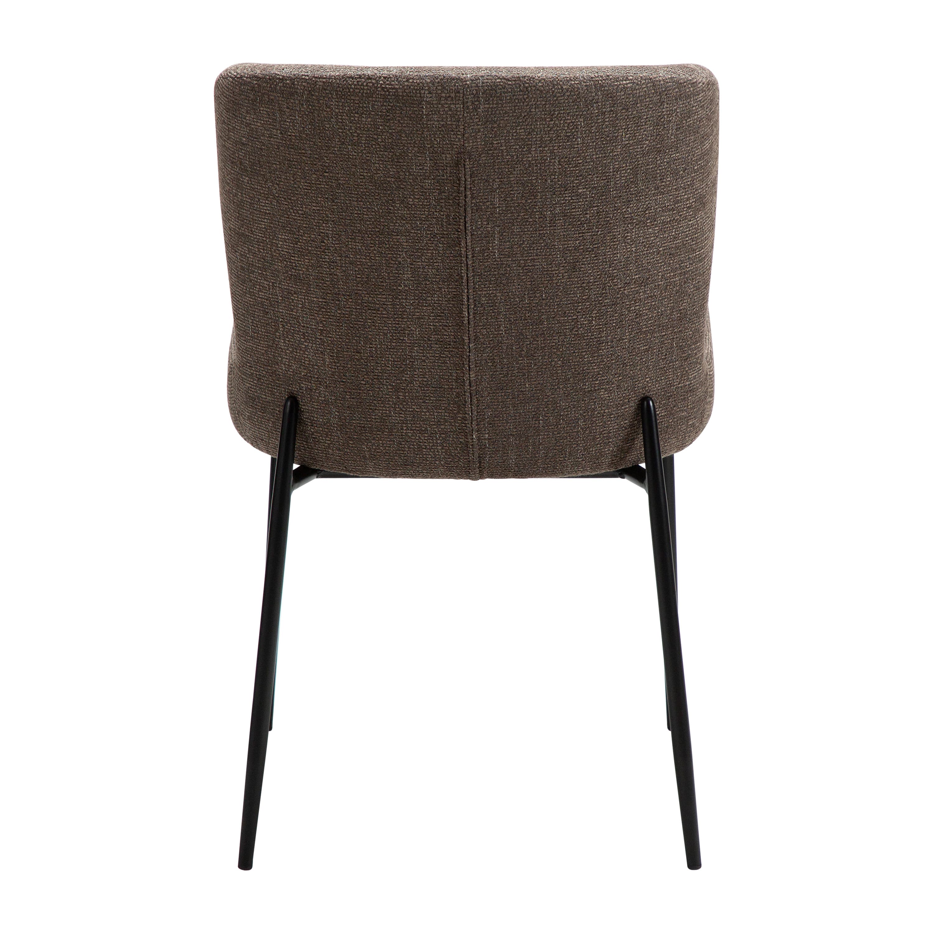 Glam Matstol Major Brown Bouclé