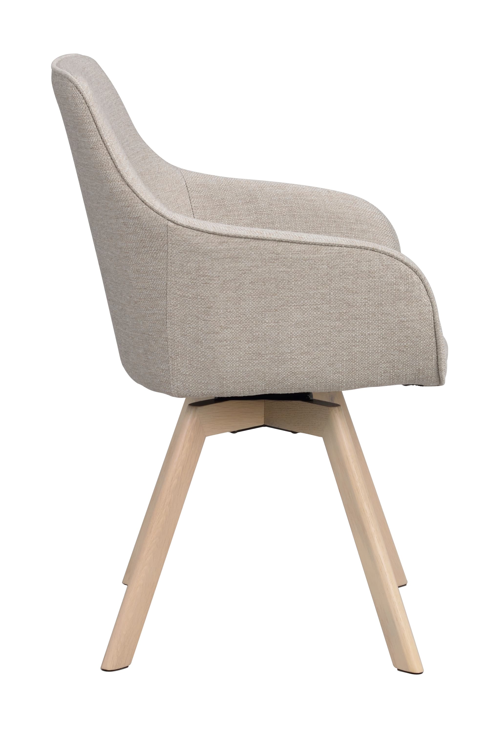 Alison Dining Armchair Beige/White Washed