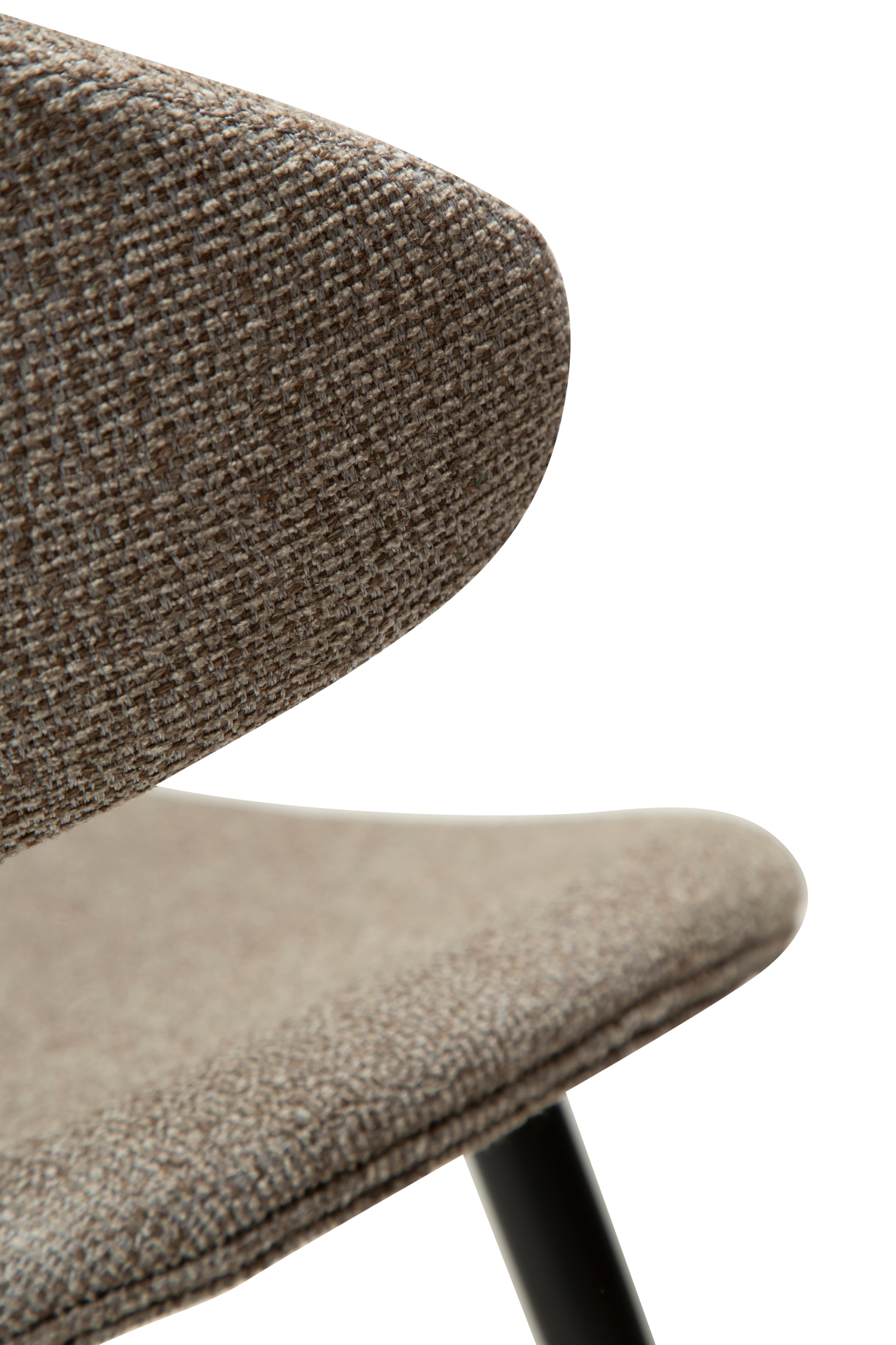 Napoleon Dining Chair Boucle Beige/Black