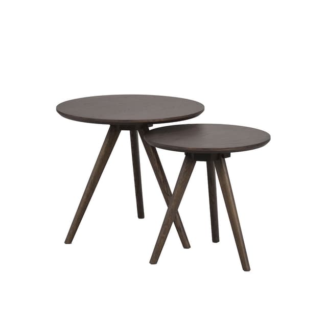 Yumi Beistelltisch Braun 2er-Pack