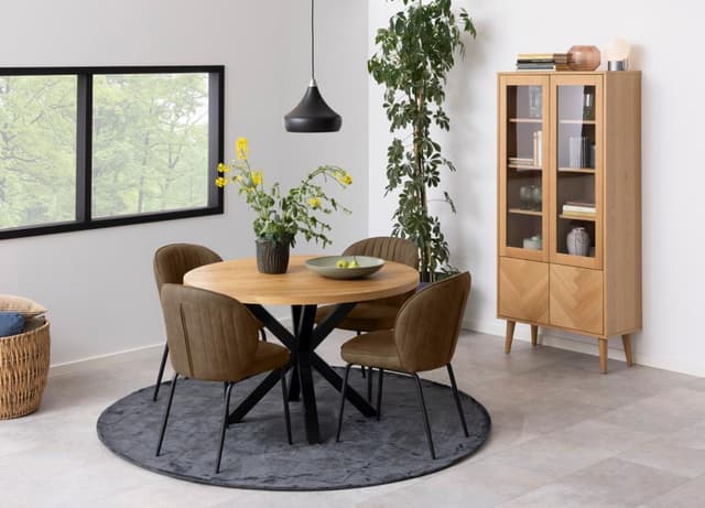 Nicki Vitrineschrank Eiche