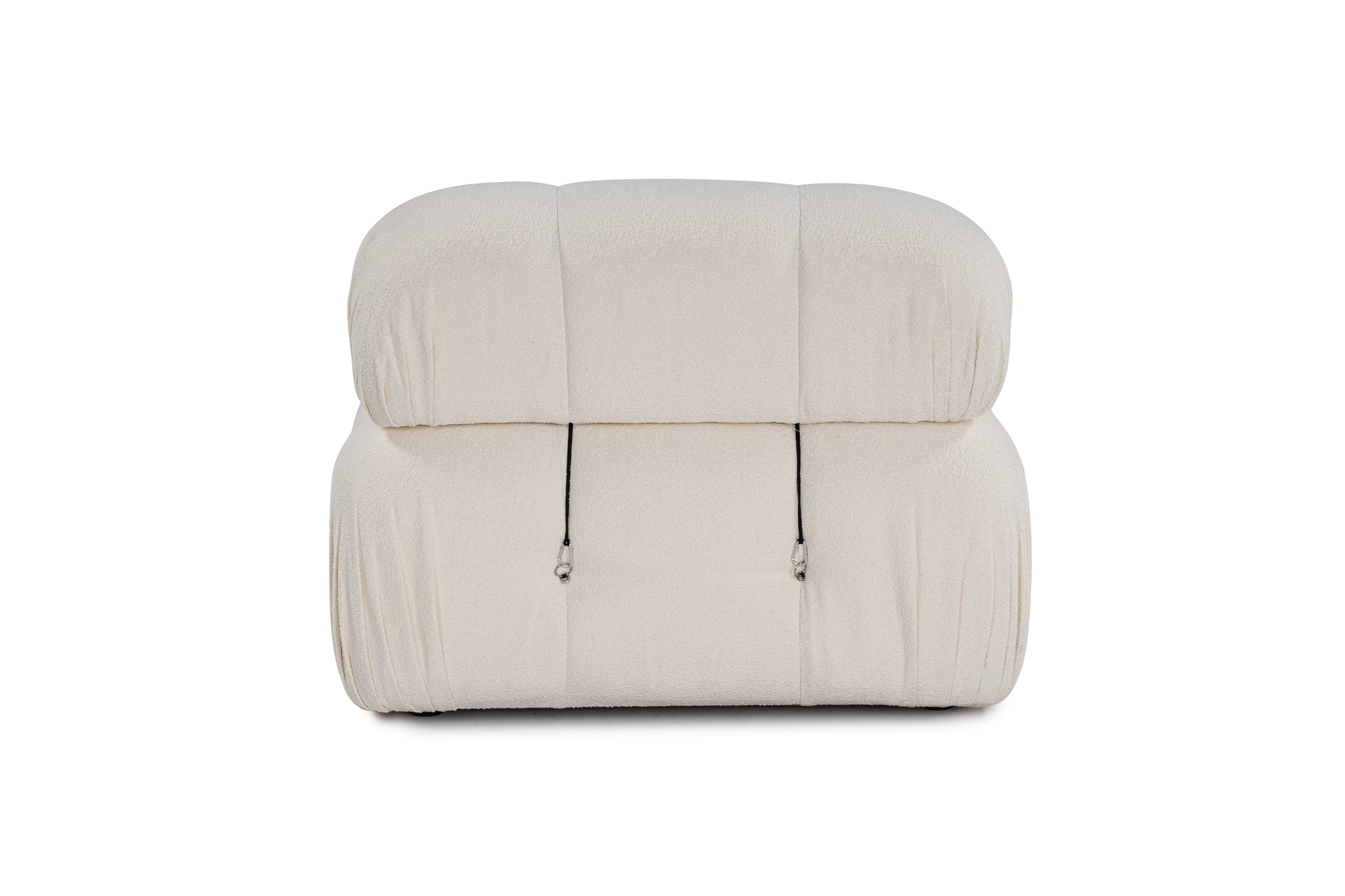 Blanca Linkes Modul White Bouclé