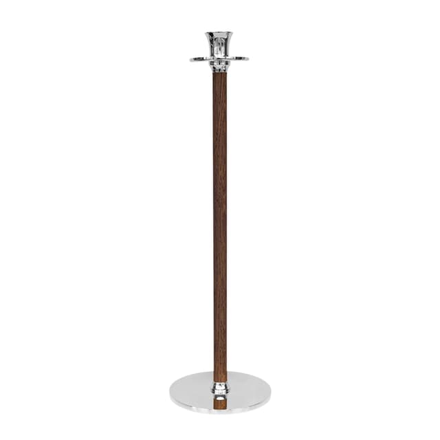 Alto Basso Candlestick Silver 39cm