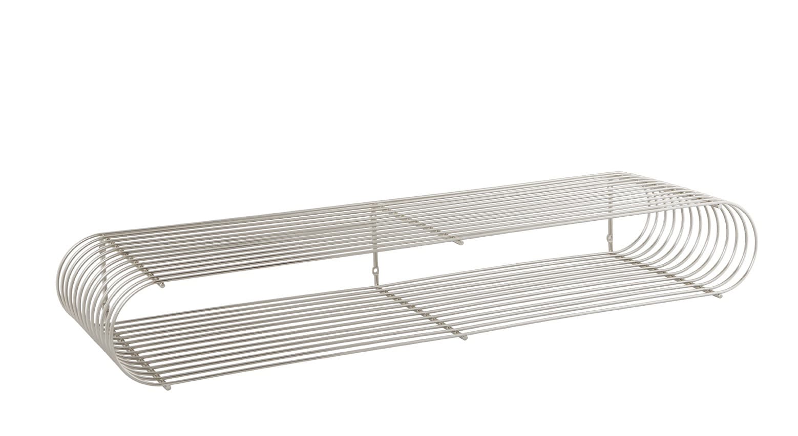 Curva Wandregal Silber 80cm