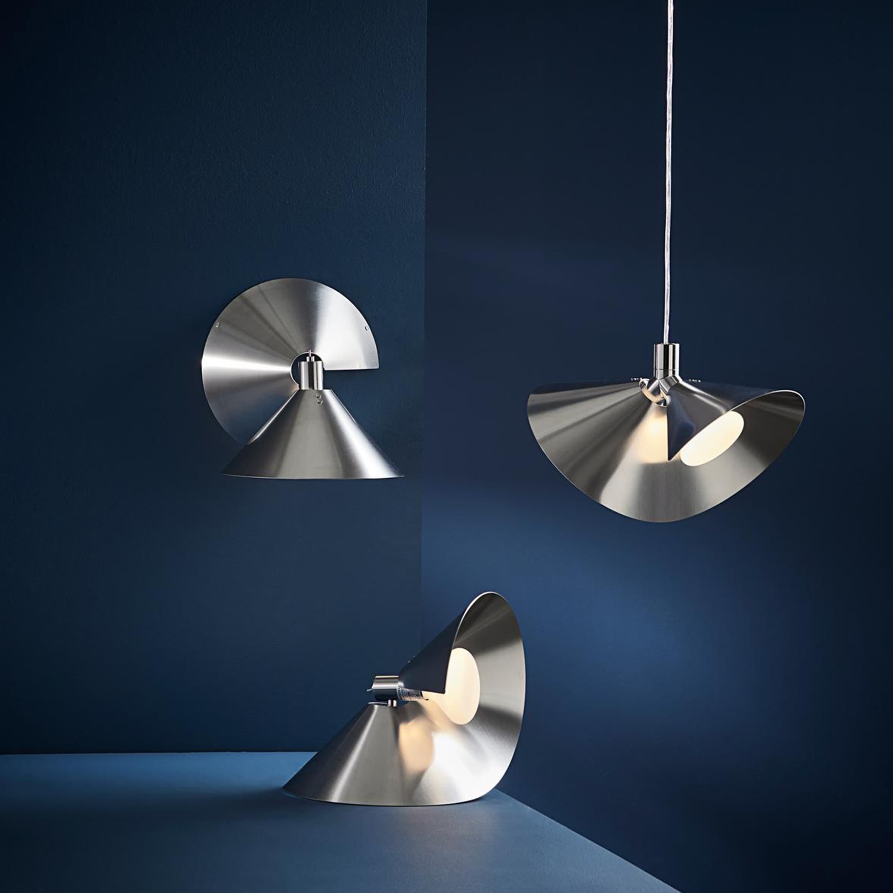 Peel Pendelleuchte Brushed Stainless Steel