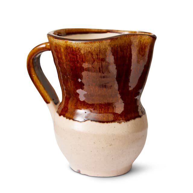 Ombra Vase Braun/Weiß