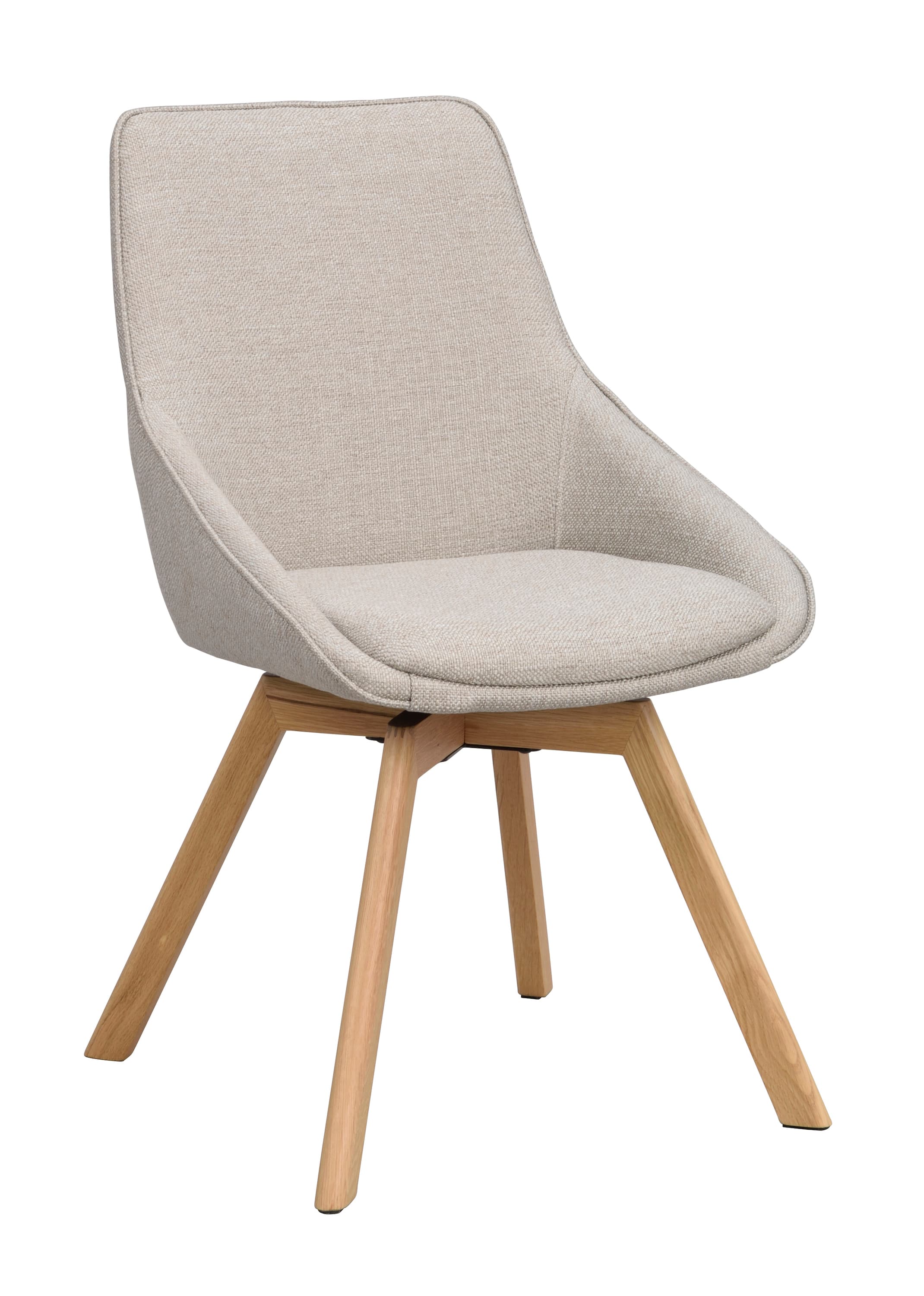 Alison Esszimmerstuhl Beige/Eiche