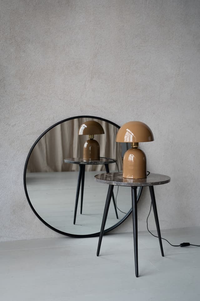 Rome Table Lamp Brown 31cm