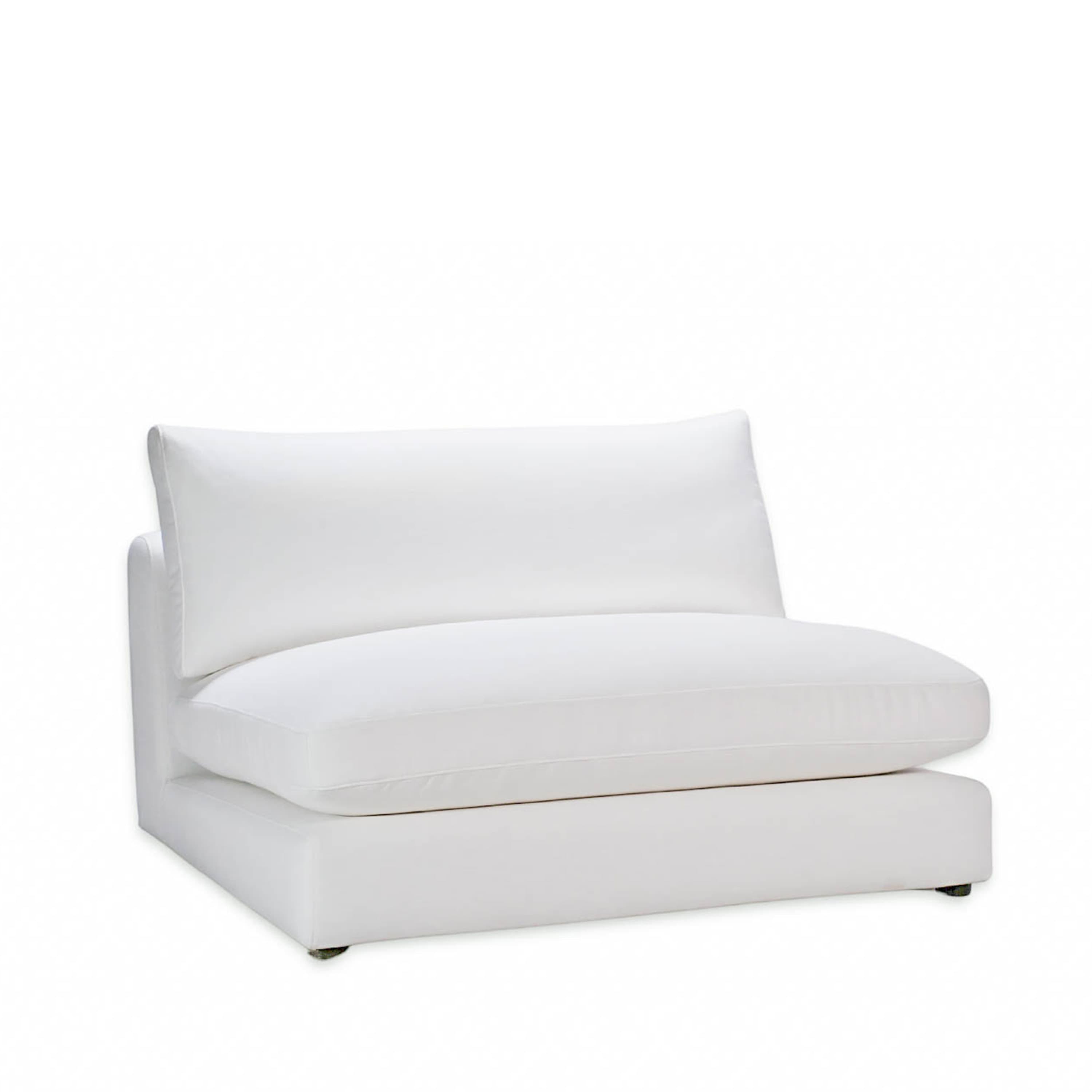 Capri 1.5-seater Sofa Module White 120cm