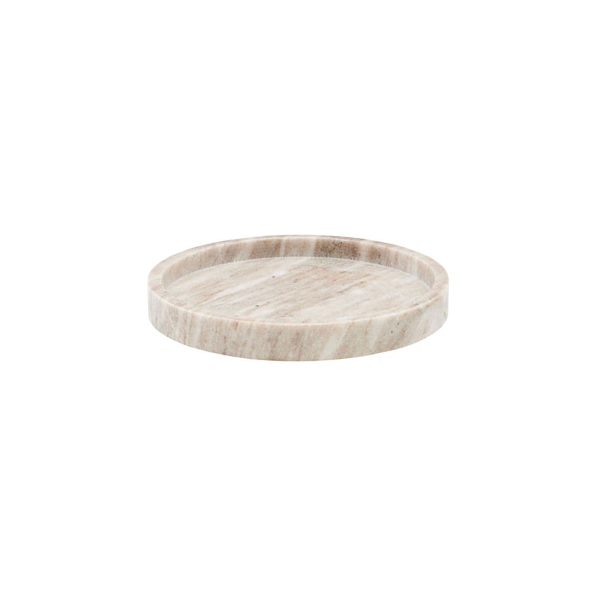 Marble Tablett Beige Ø25