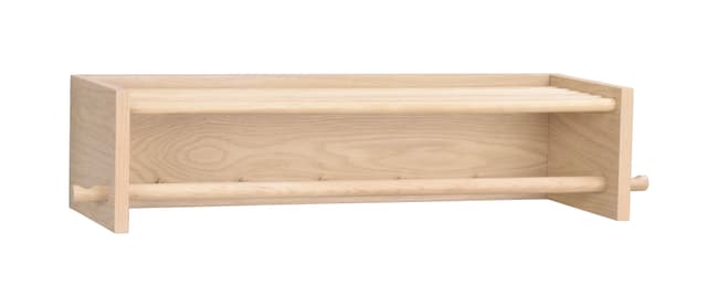 Hillmond Hutablage Weiß pigmentiert 80cm