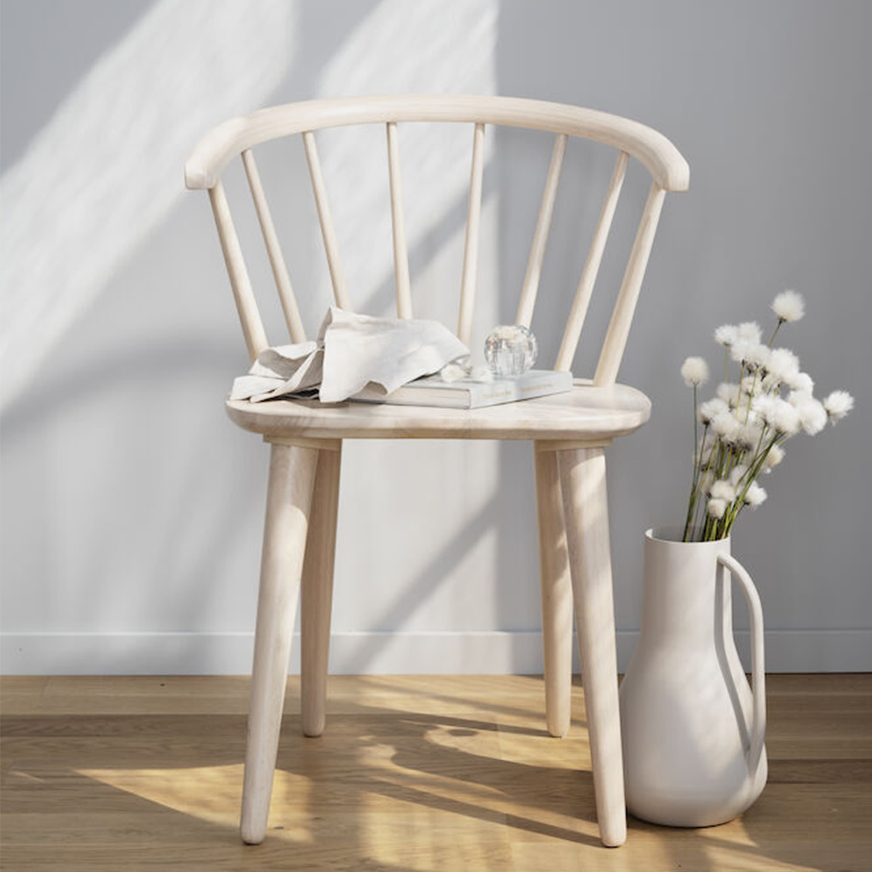 Carmen Dining Chair White Pigmented