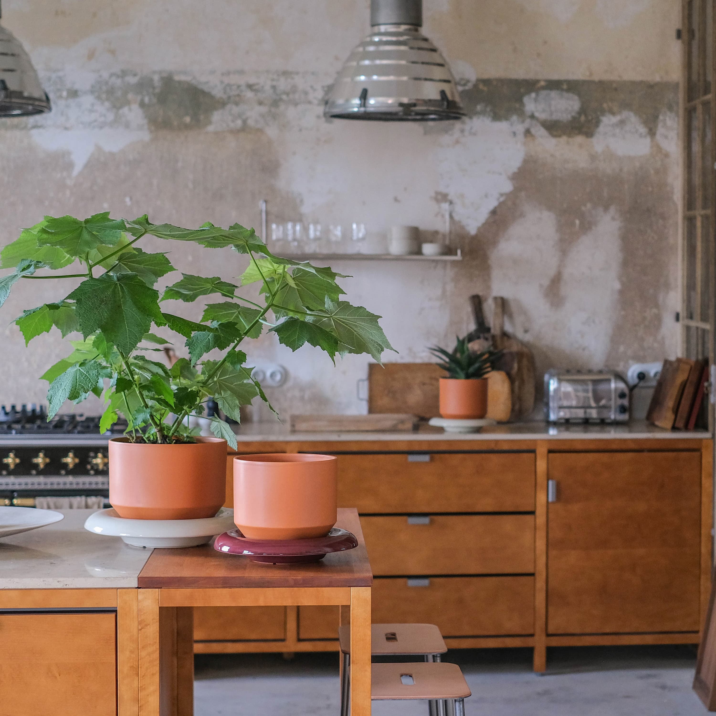 Lily Saucer Glazed Sandstone Ø18