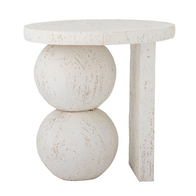 Tally Side Table White 46x46