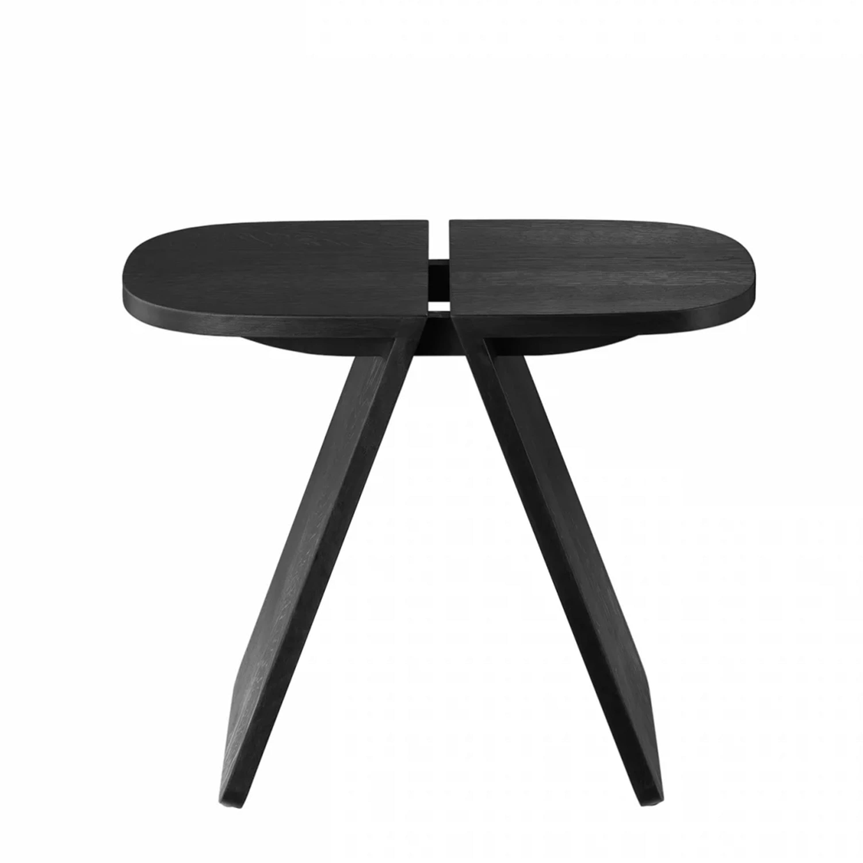 Avio Side Table Black Oak 55cm
