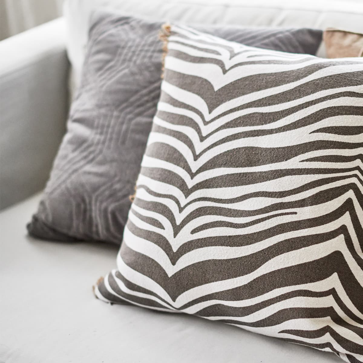 Zebra Zierkissen Titanium 40x60