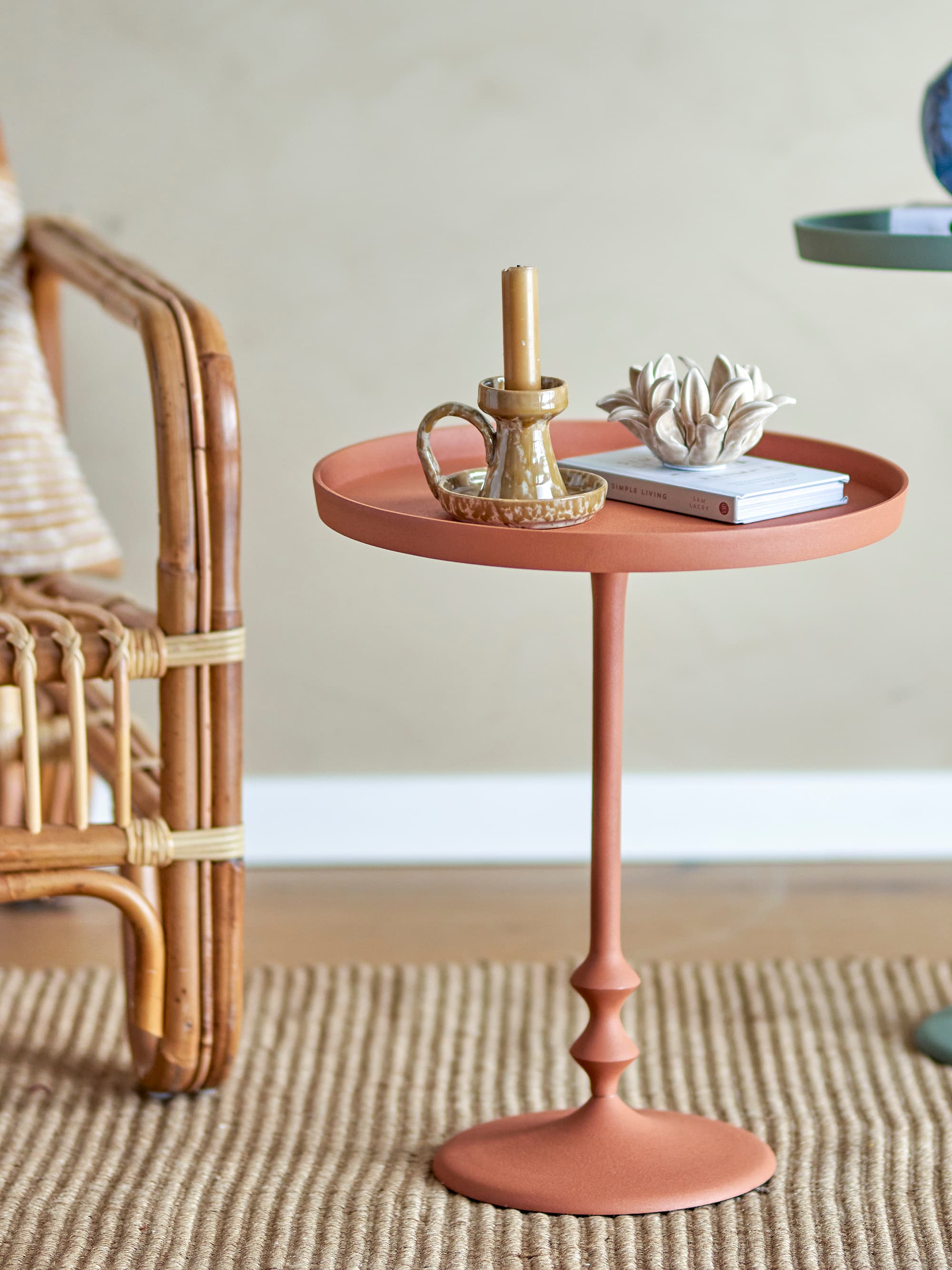 Anjou Side Table Orange Ø37