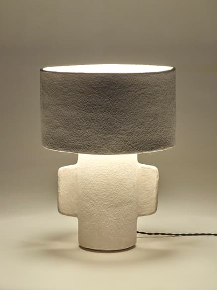 Earth 01 Table Lamp White Small