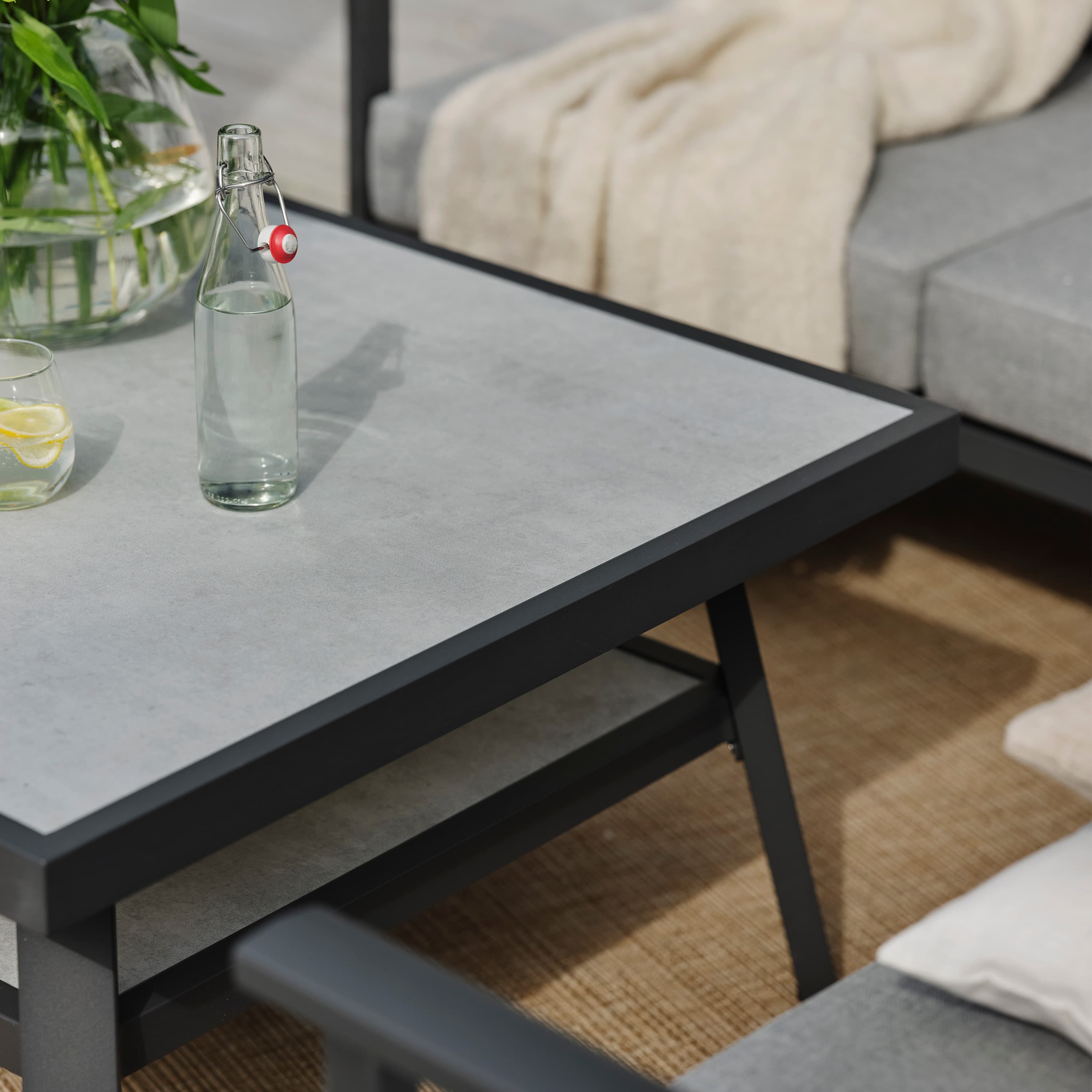 Samvaro Soffbord Antracit 90x90