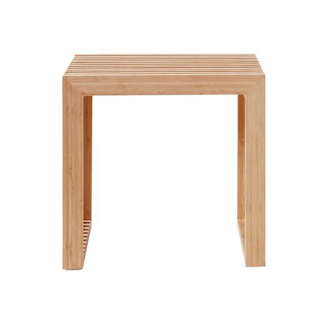 Rib Side Table Bamboo 45cm