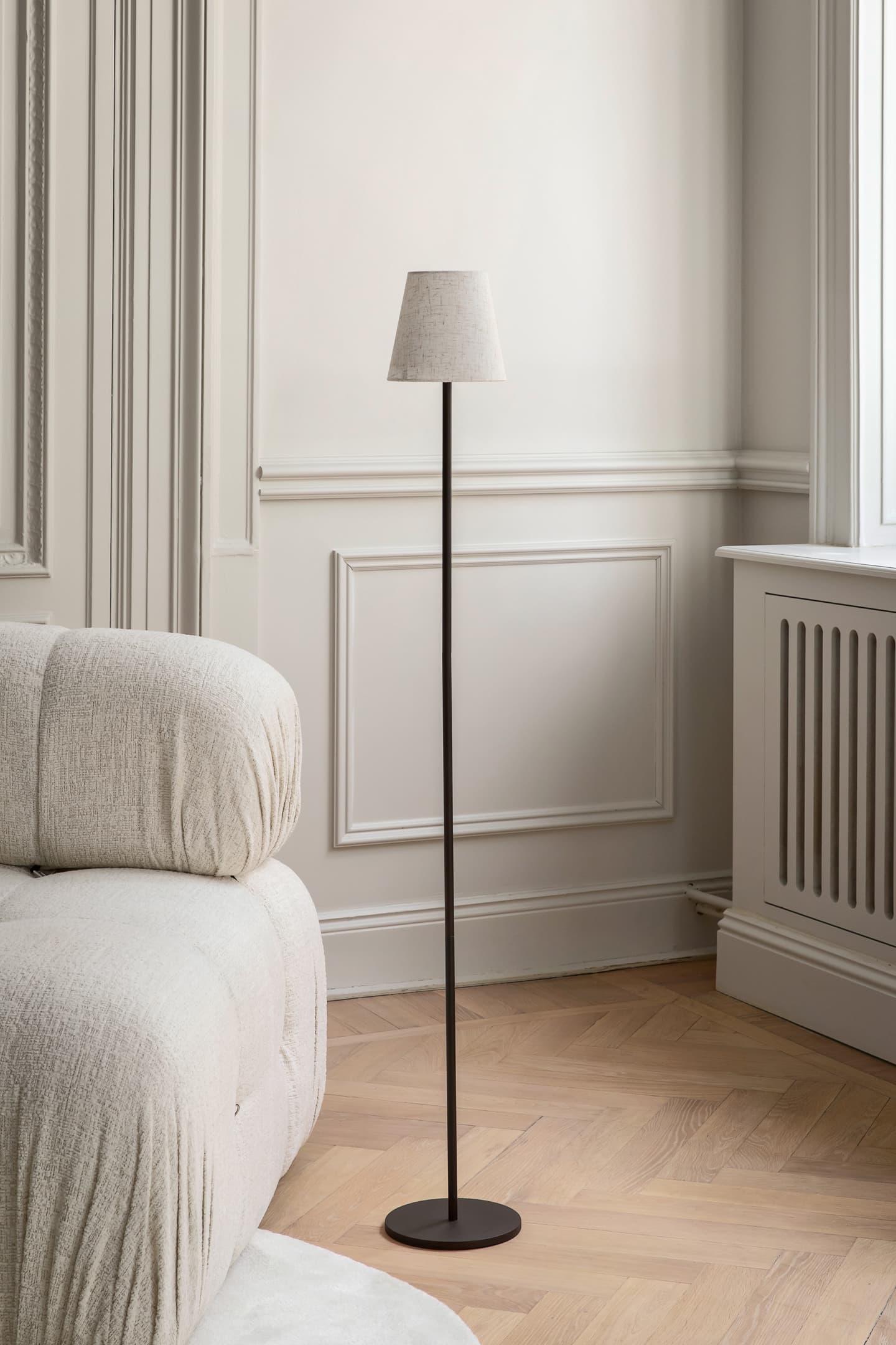 Tyra Tragbare Stehleuchte Coffee 113cm
