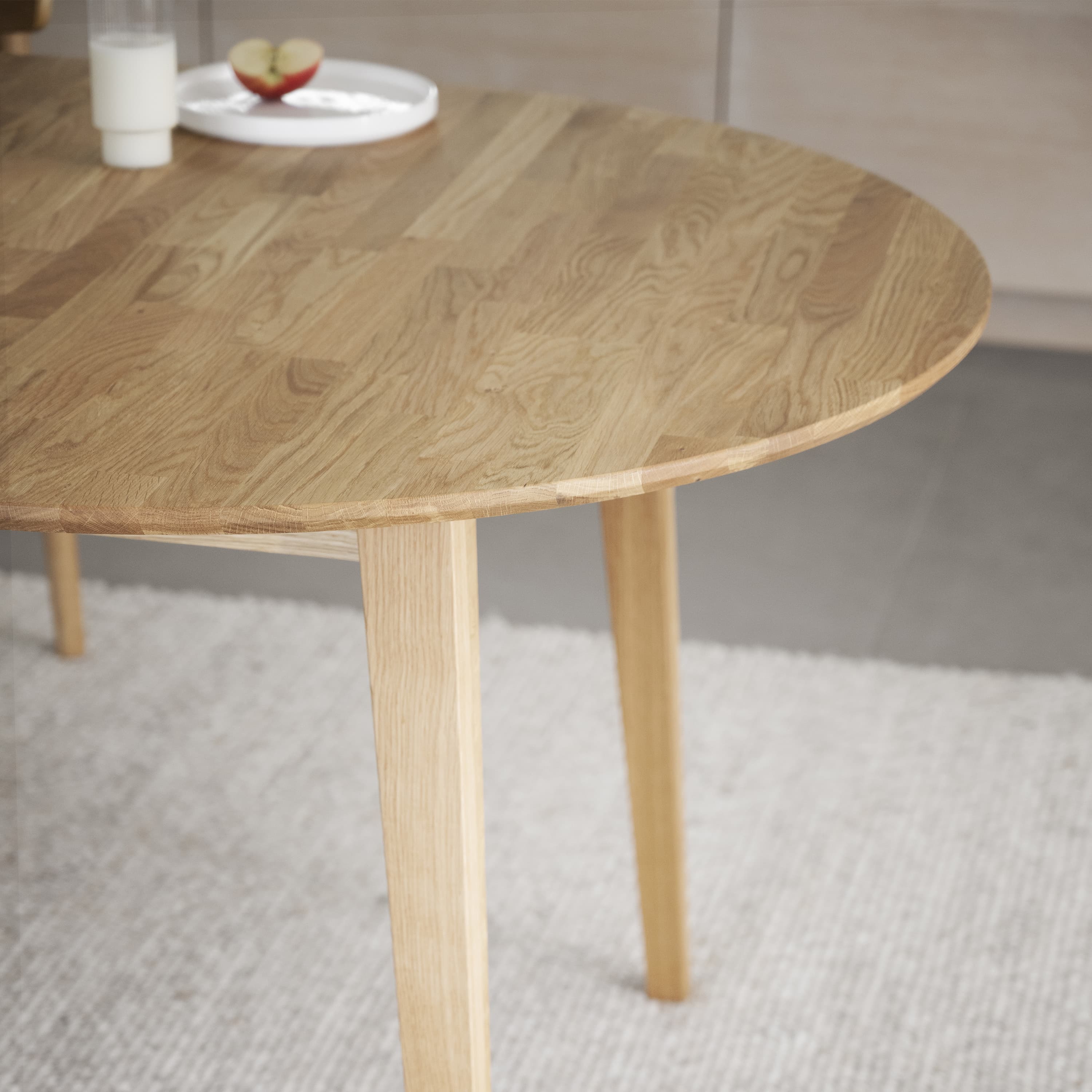 Filippa Dining Table Oval Oak 170+40 cm