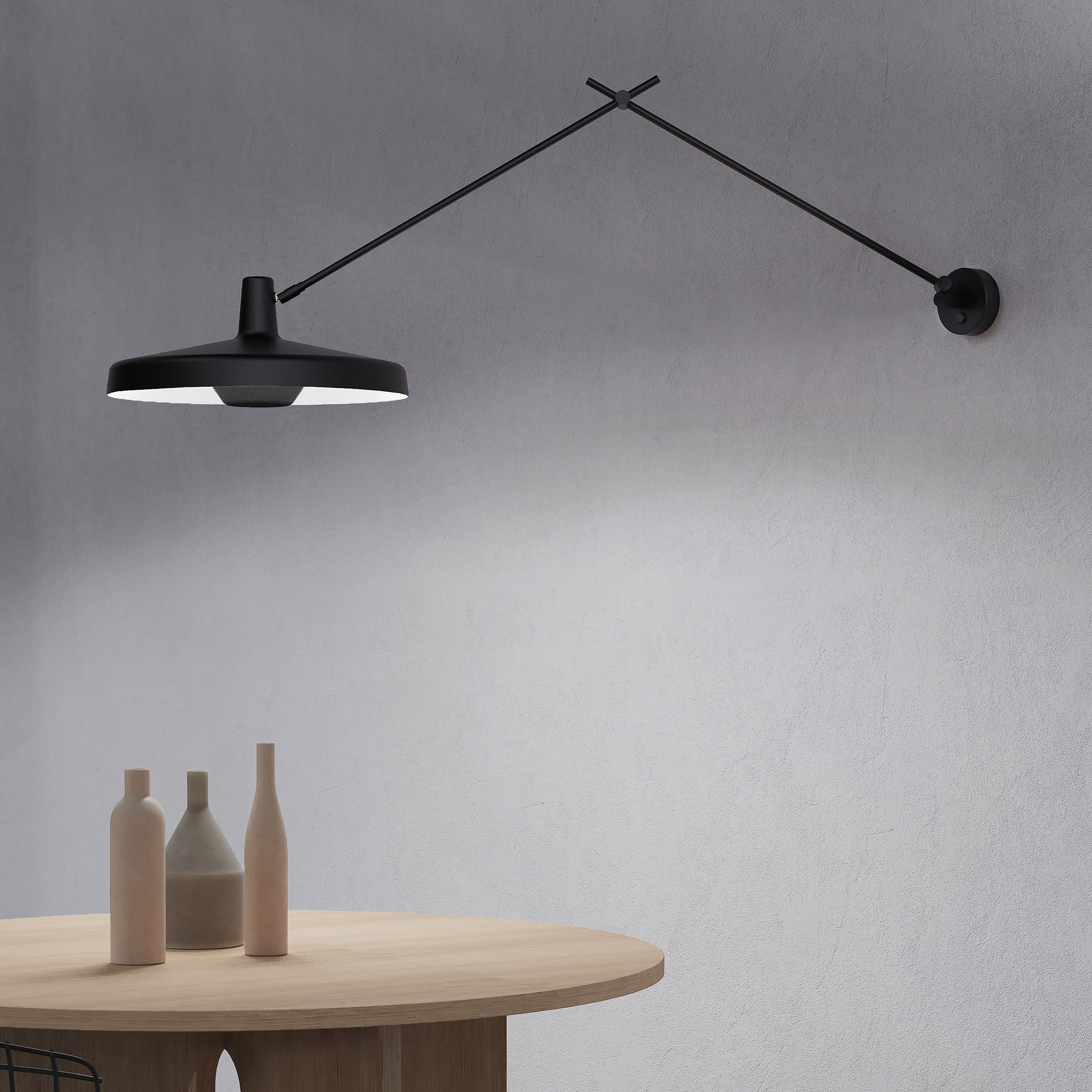 Arigato Wandleuchte Black 45