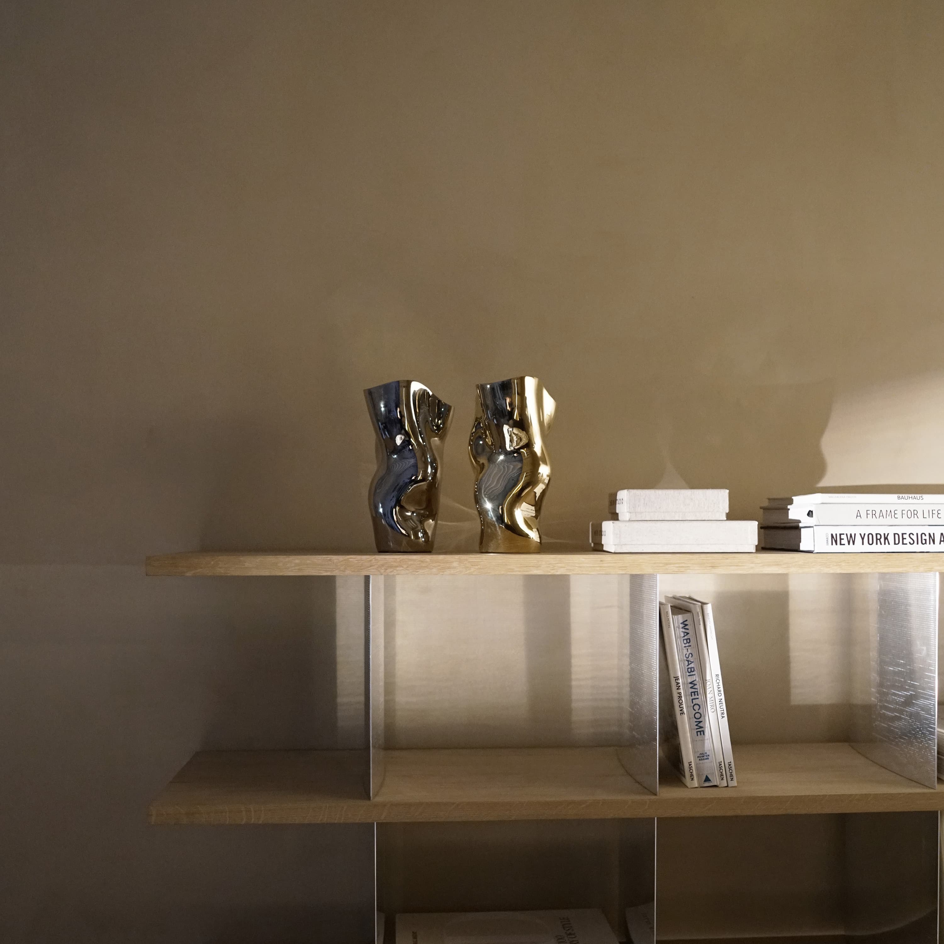 Ostrea 25 Vase Titanium 25cm