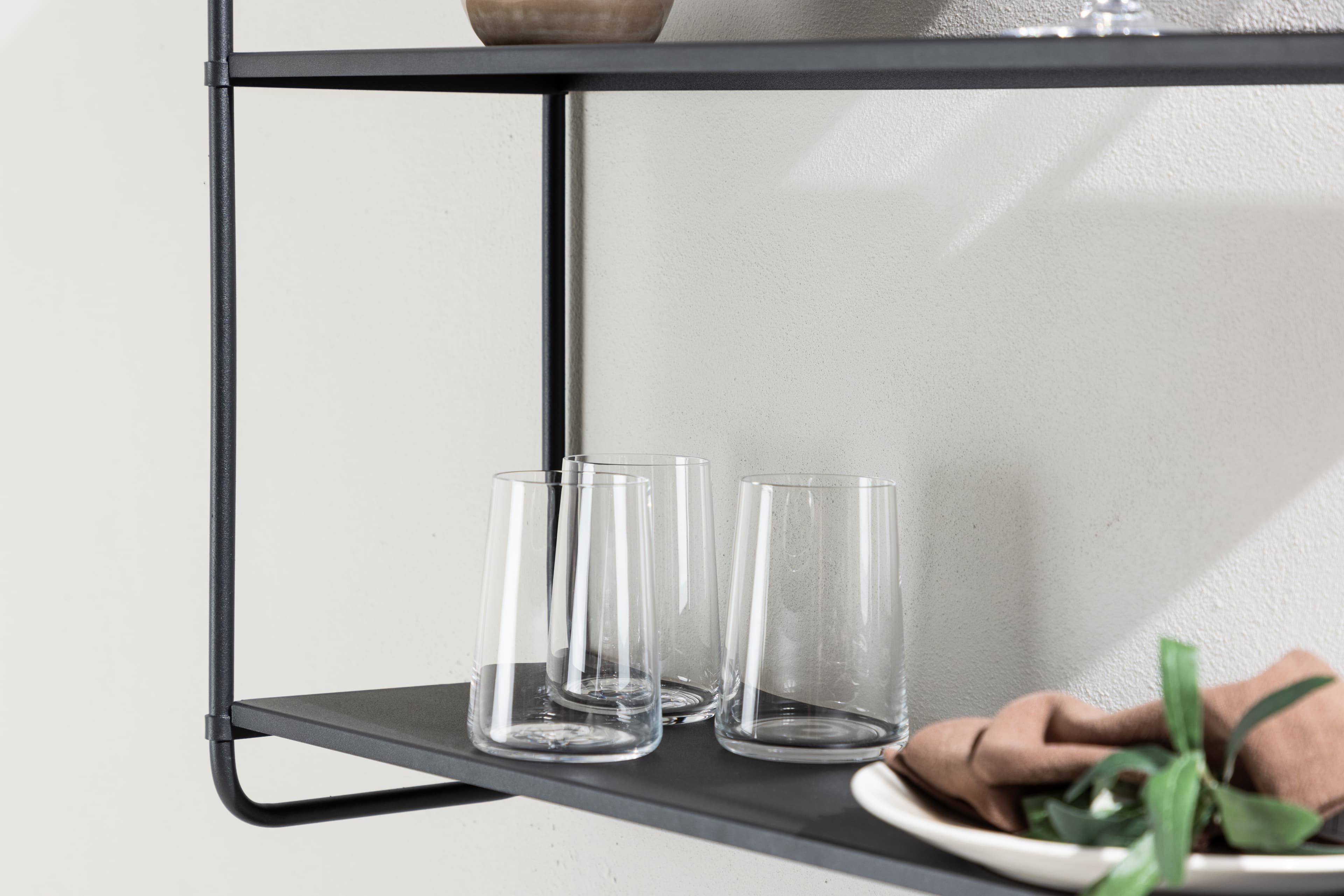Lyon Vägghylla Black 62cm