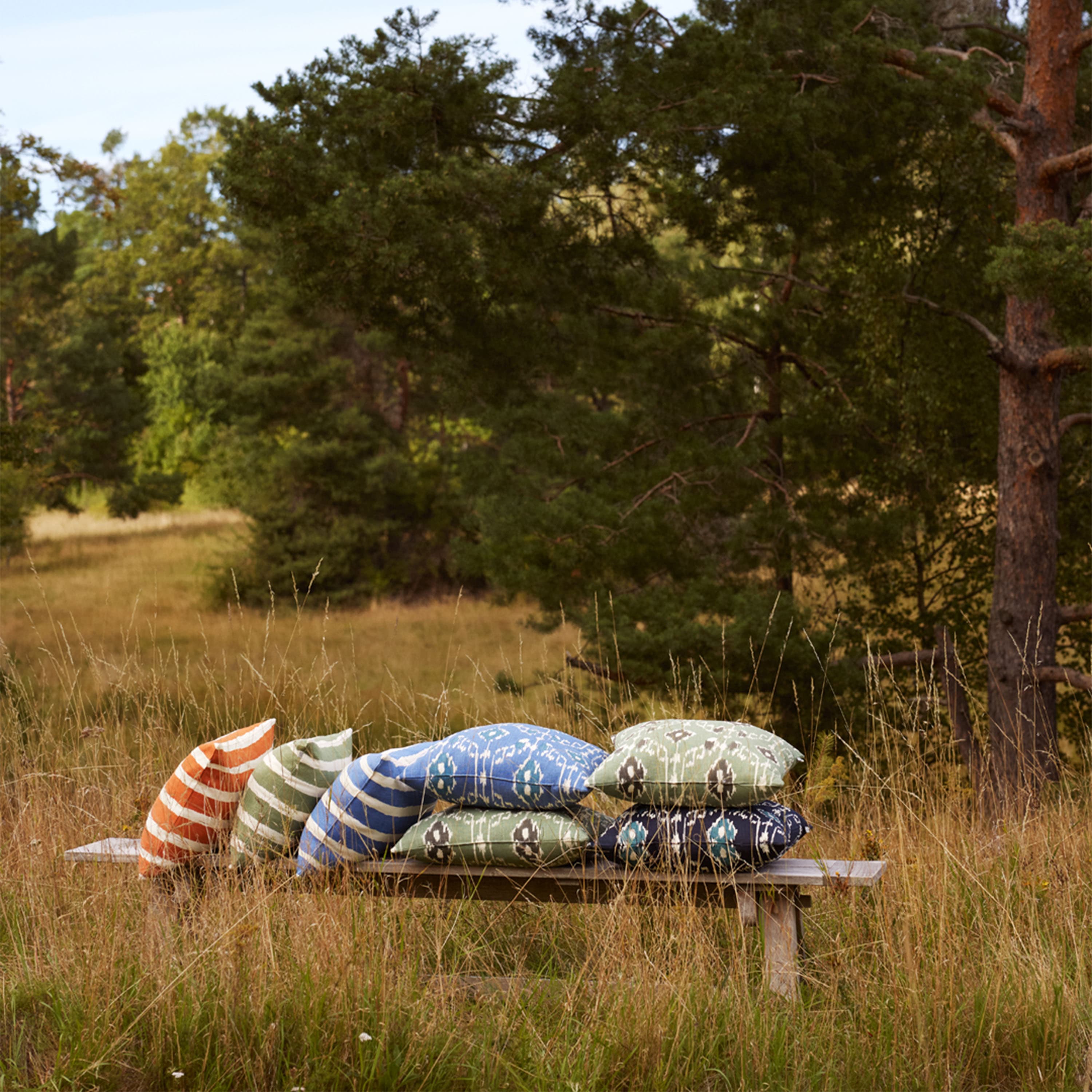 Kochi Outdoor Prydnadskudde Blue/Heaven Blue 50x50