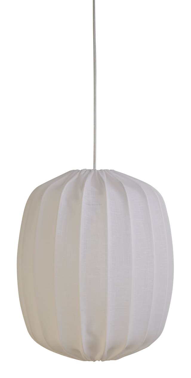 Prisma Ceiling Lamp Linen White Ø35