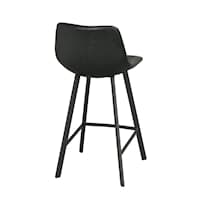 Auburn Barhocker Kunstleder Schwarz