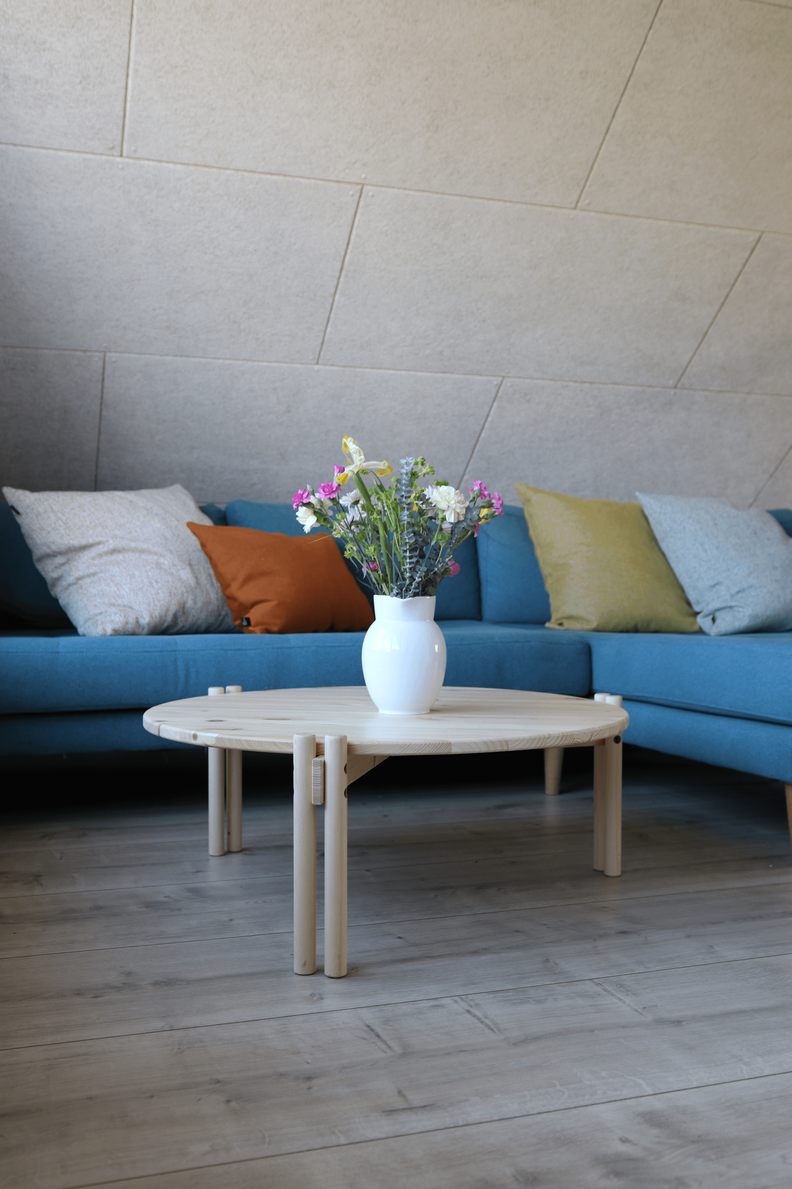 Sticks Couchtisch Natur Niedrig