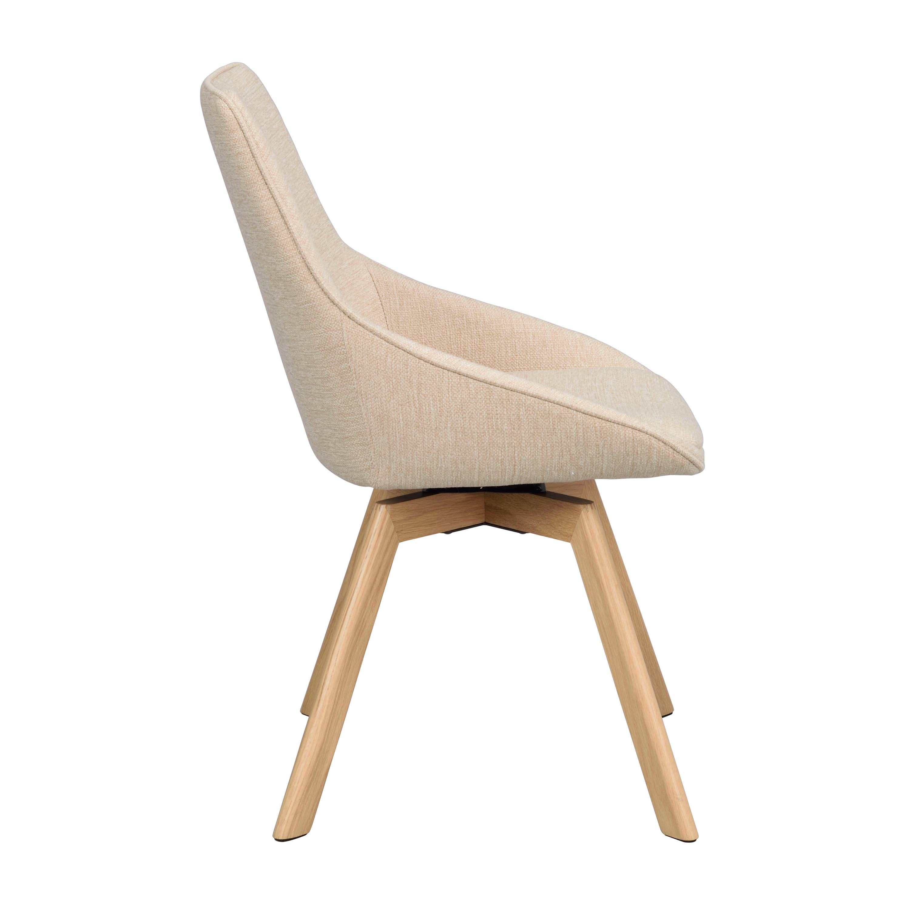 Alison Esszimmerstuhl Hellbeige/Eiche