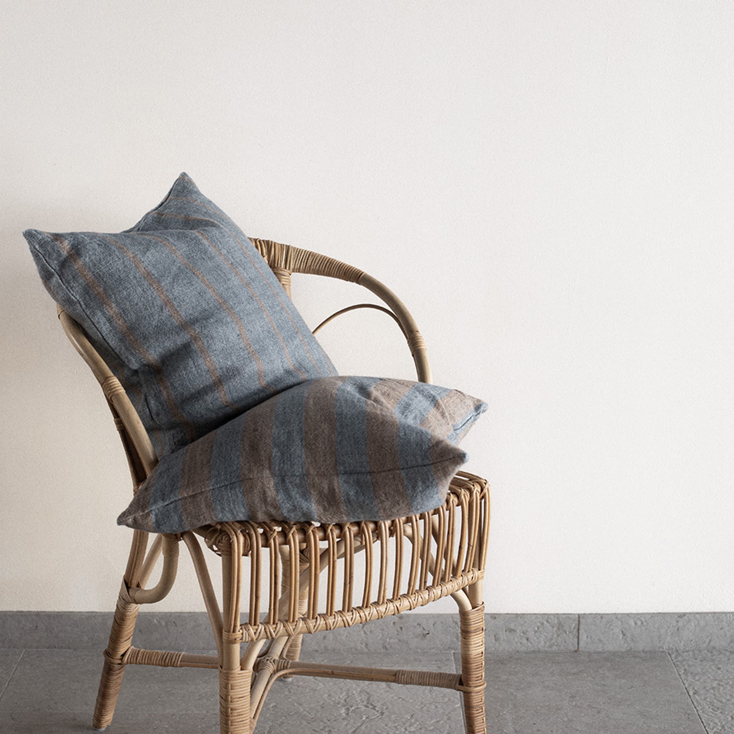 Melvin Kissenbezug Beige Streifen 50x50