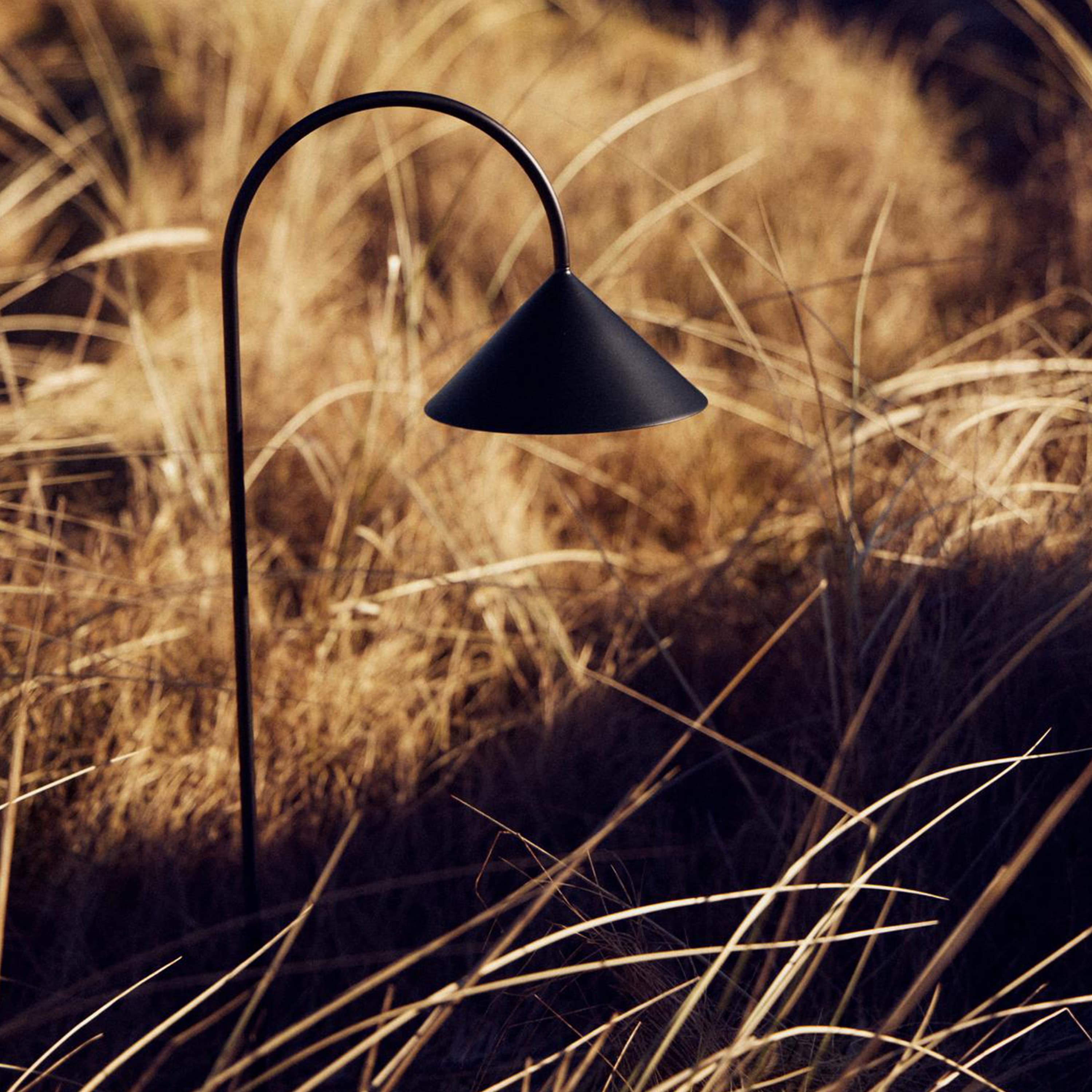Garden Lamp Matt Black 82cm