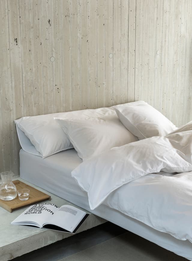 Frøya Single Duvet Cover Set White 150x210/50x60
