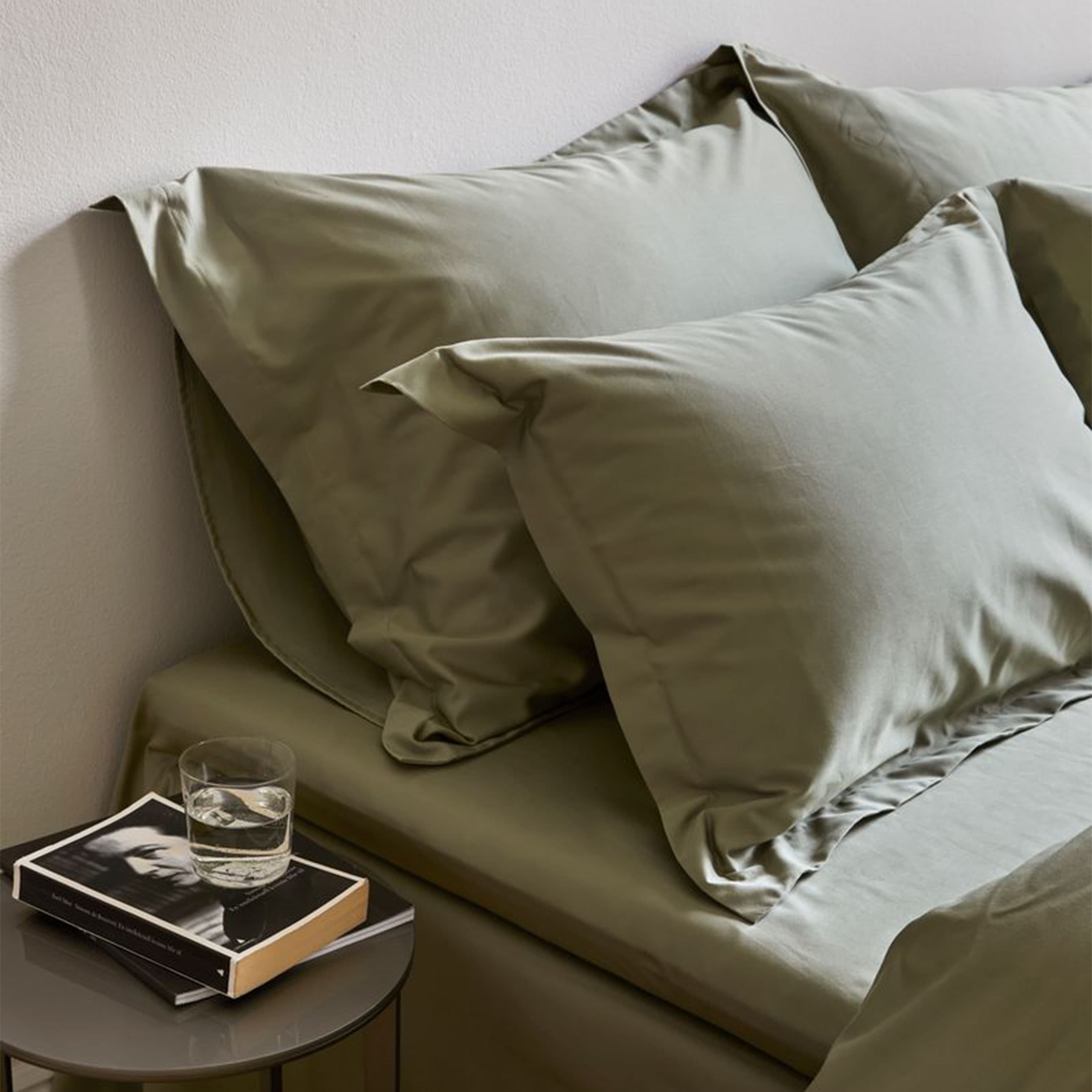 Elegance Pillowcase Sateen Muted Green 60x80