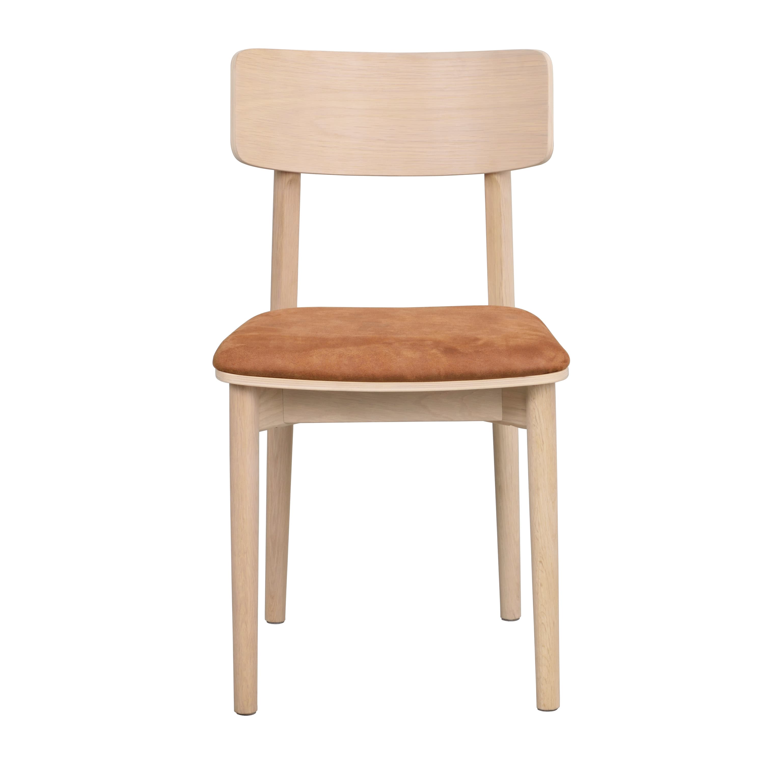 Wolcott Dining Chair White Pigmented Leather