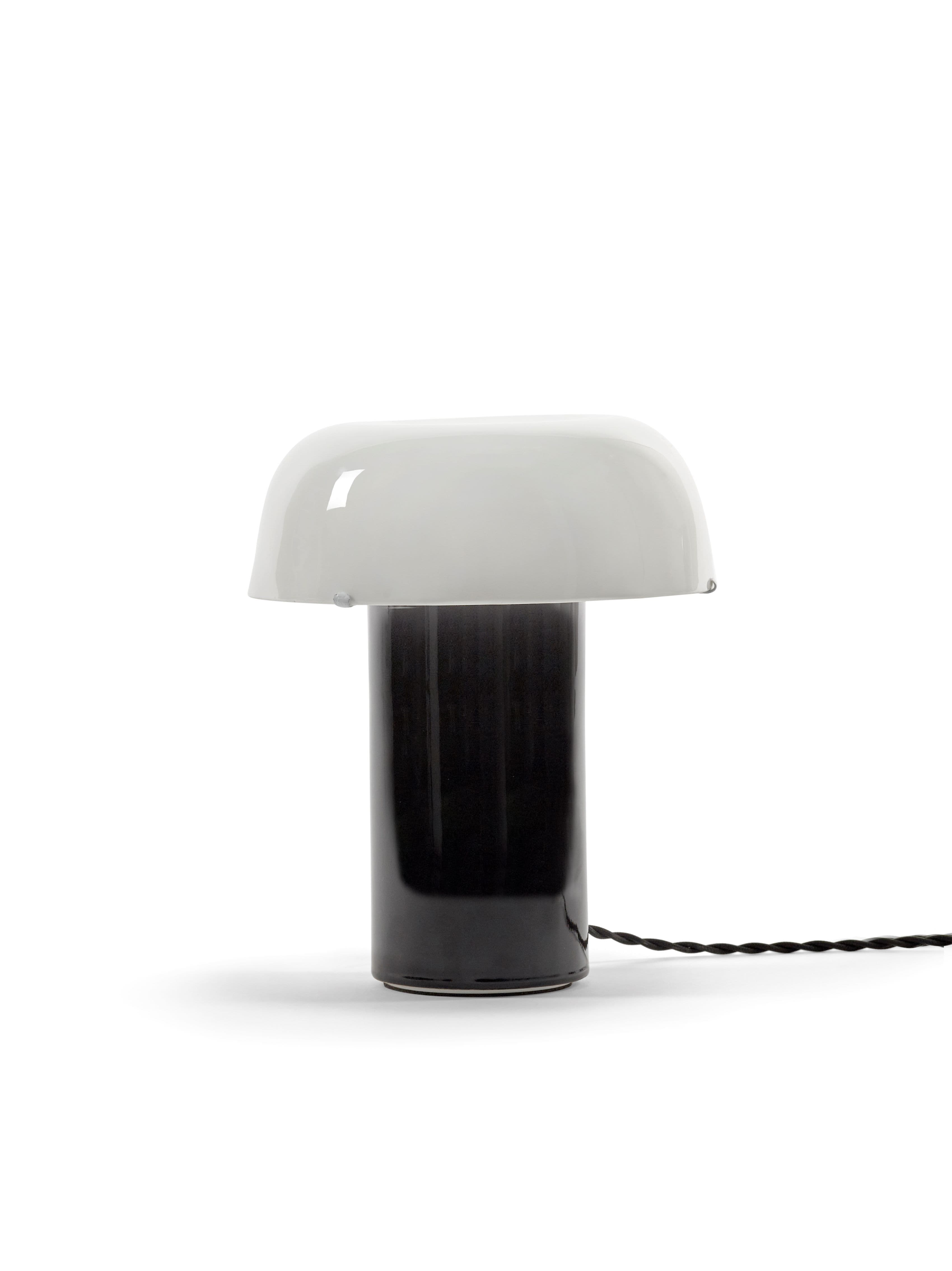 Celine Tischlampe Weiß/Schwarz Nr. 2