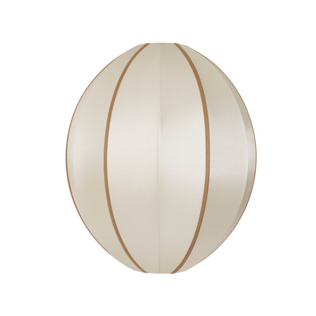 Oval Lampshade Offwhite/Amber